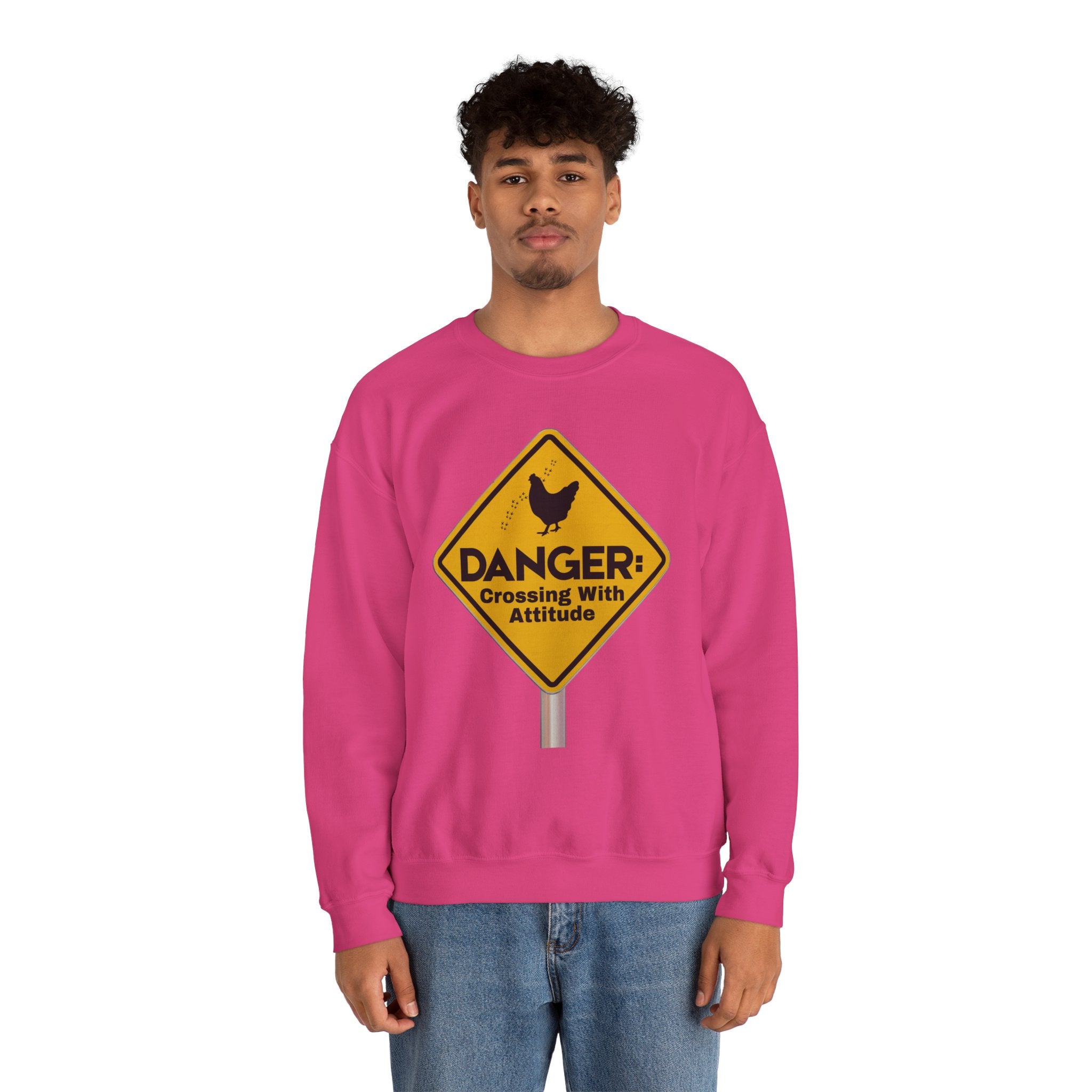 Danger: Crossing With Attitude - Sweatshirt