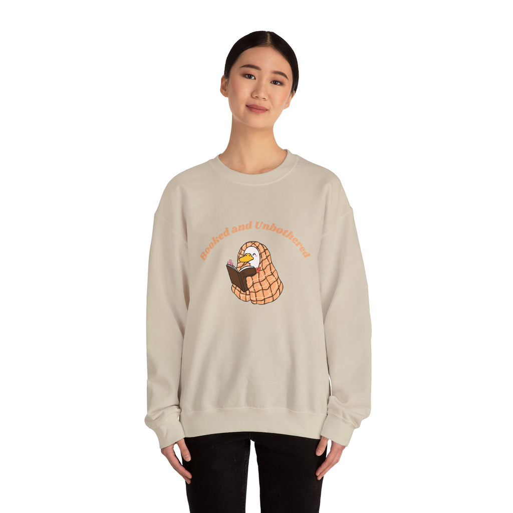 Booked and Unbothered Crewneck Sweatshirt