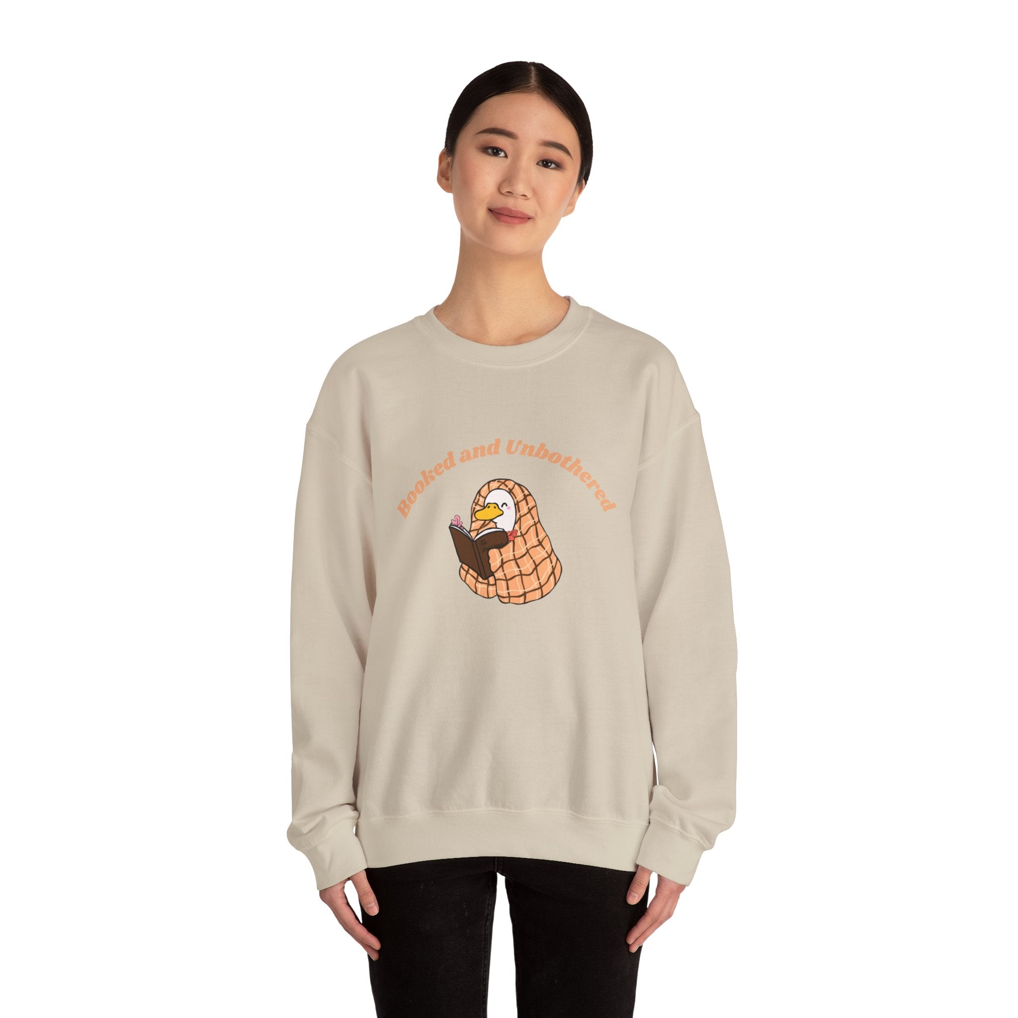 Booked and Unbothered Crewneck Sweatshirt