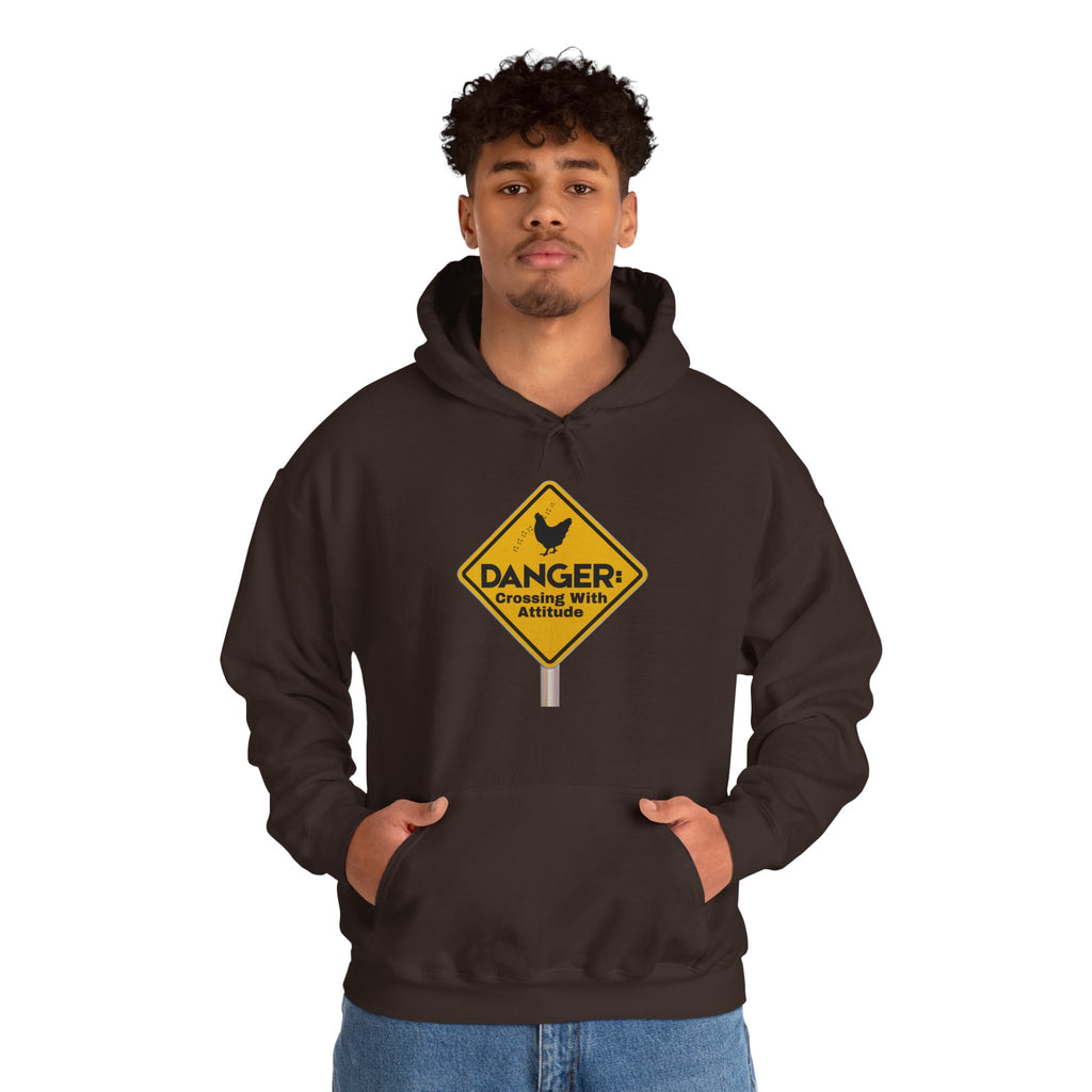 Danger: Crossing With Attitude - Hoodie