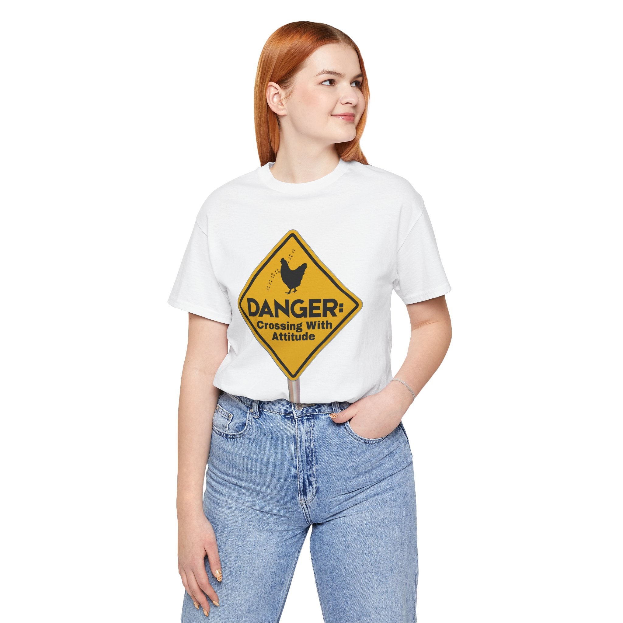 Danger: Crossing With Attitude - tee