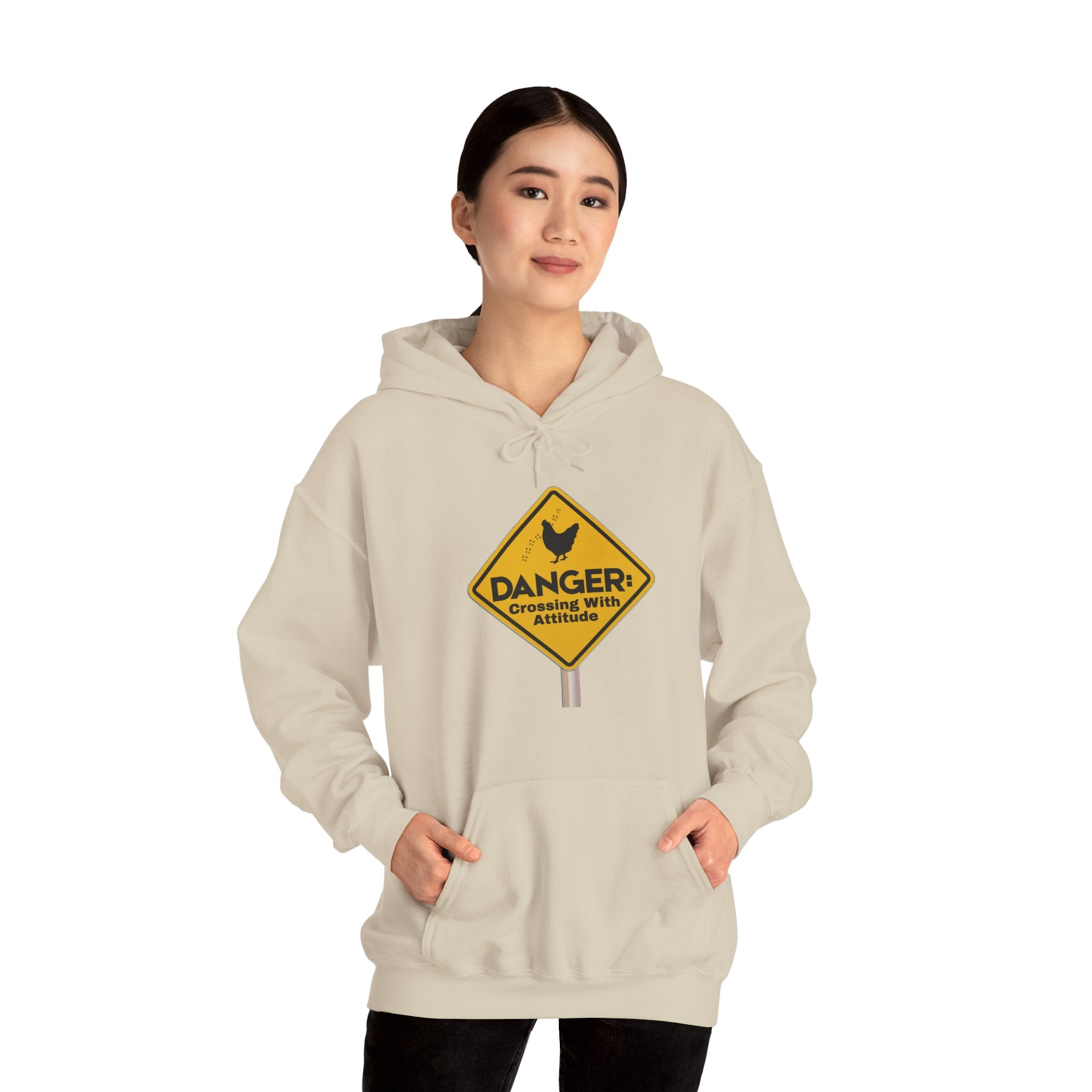 Danger: Crossing With Attitude - Hoodie