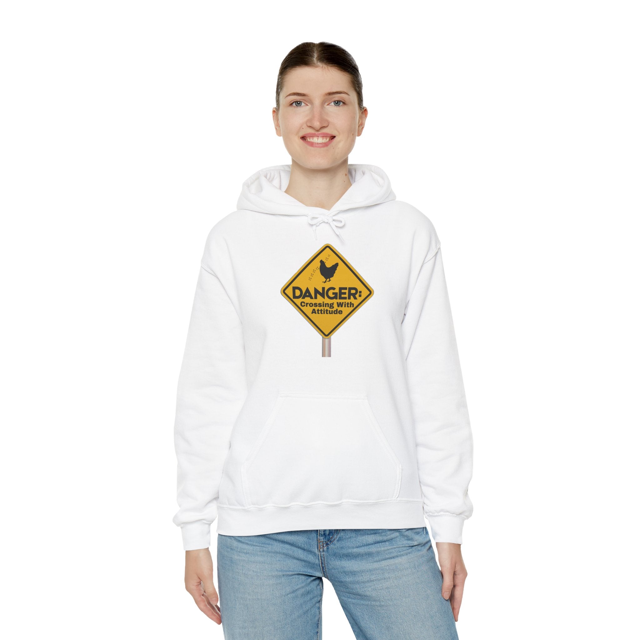 Danger: Crossing With Attitude - Hoodie