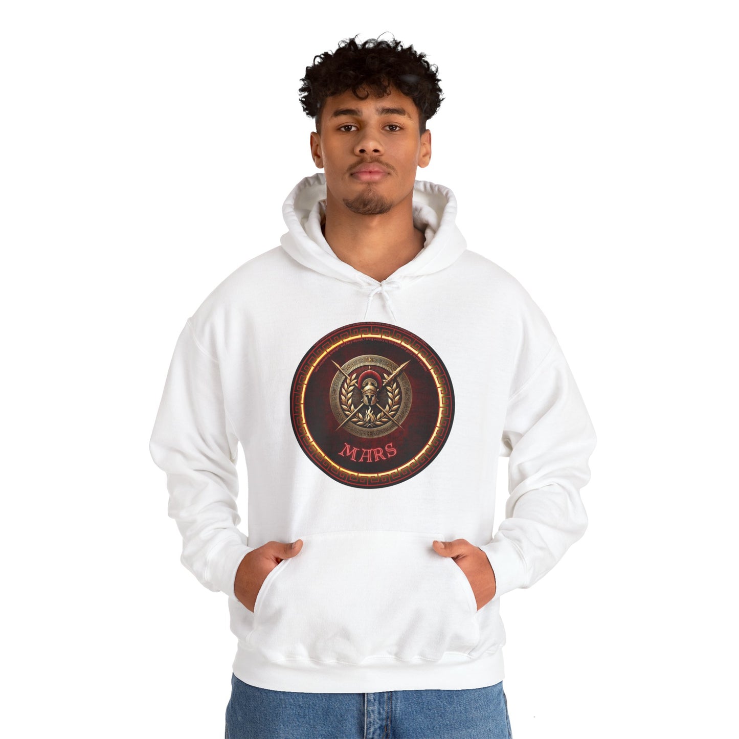 Mars, Unisex Heavy Blend™ Hooded Sweatshirt