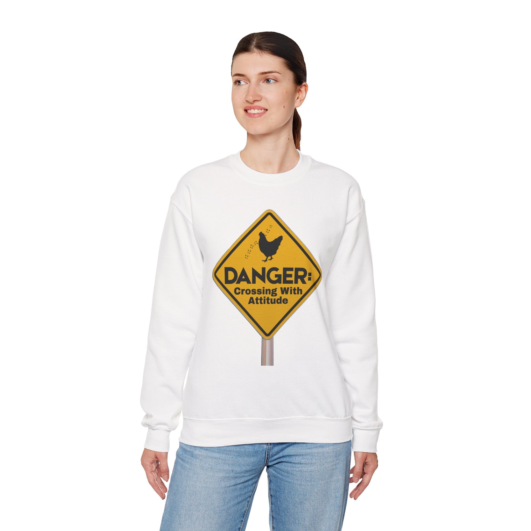 Danger: Crossing With Attitude - Sweatshirt