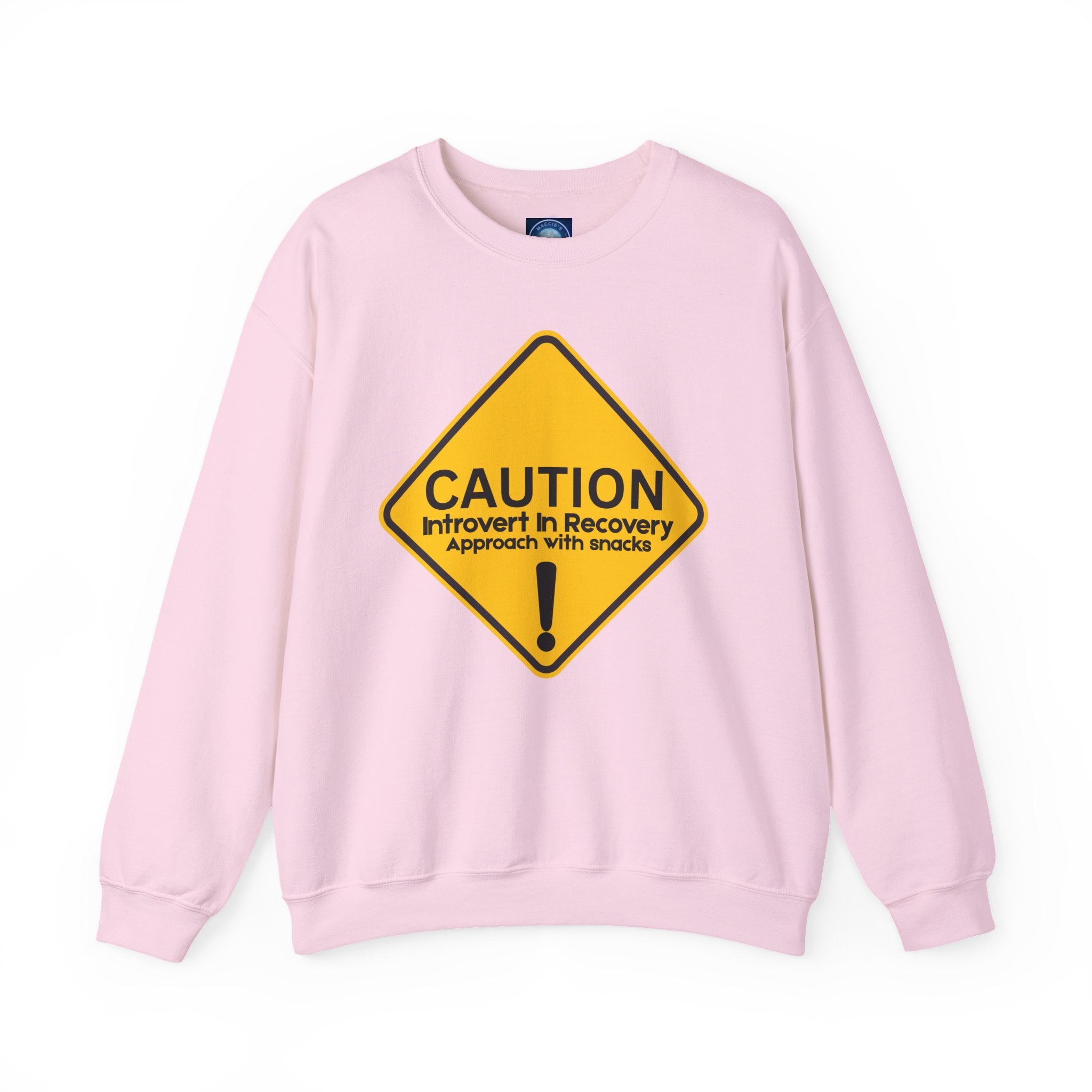 Caution: Introvert In Recovery — Approach With Snacks - Sweatshirt