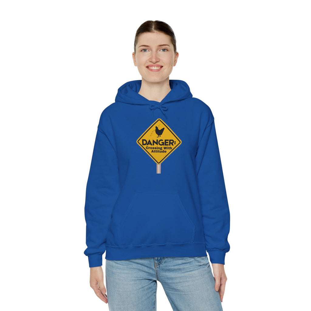 Danger: Crossing With Attitude - Hoodie