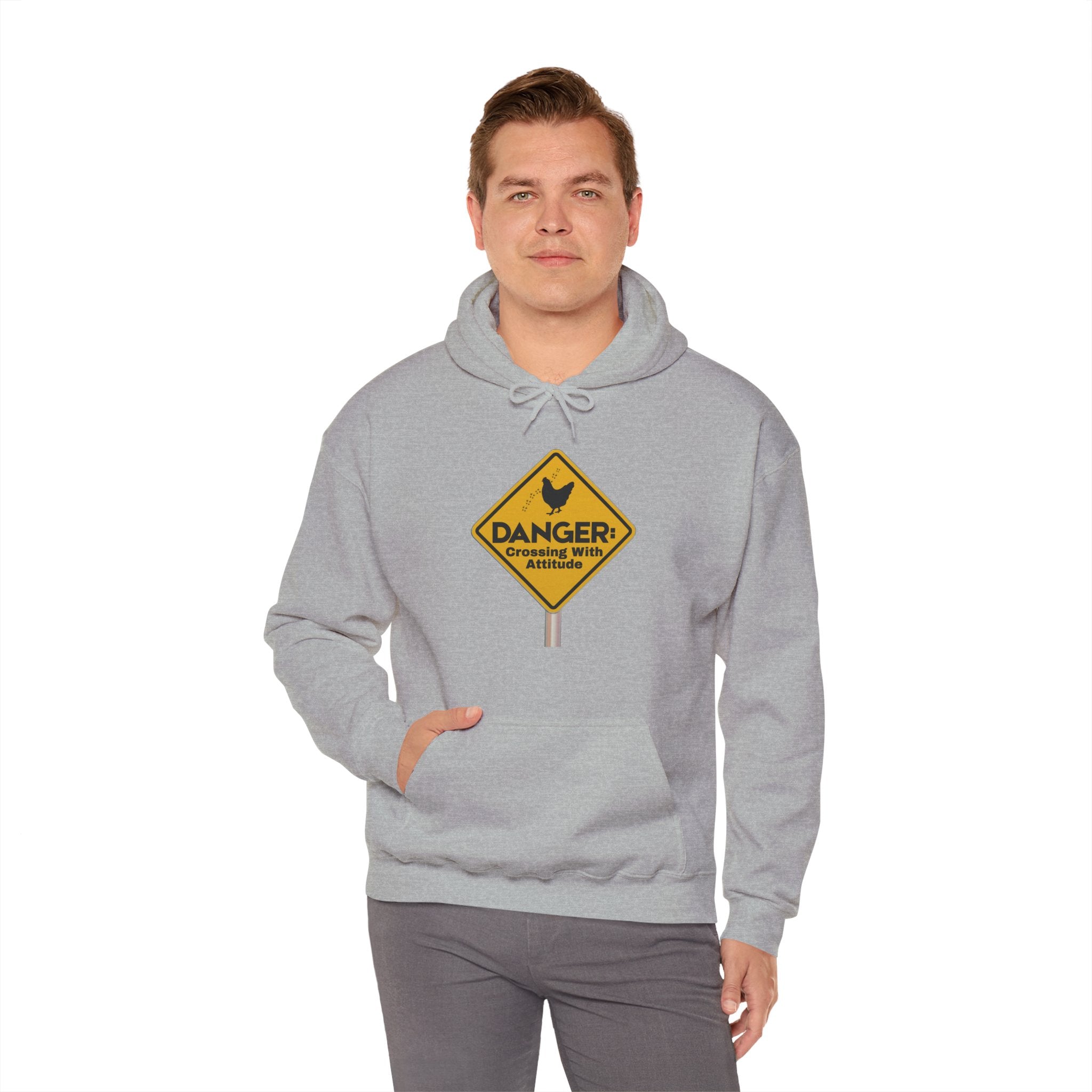 Danger: Crossing With Attitude - Hoodie