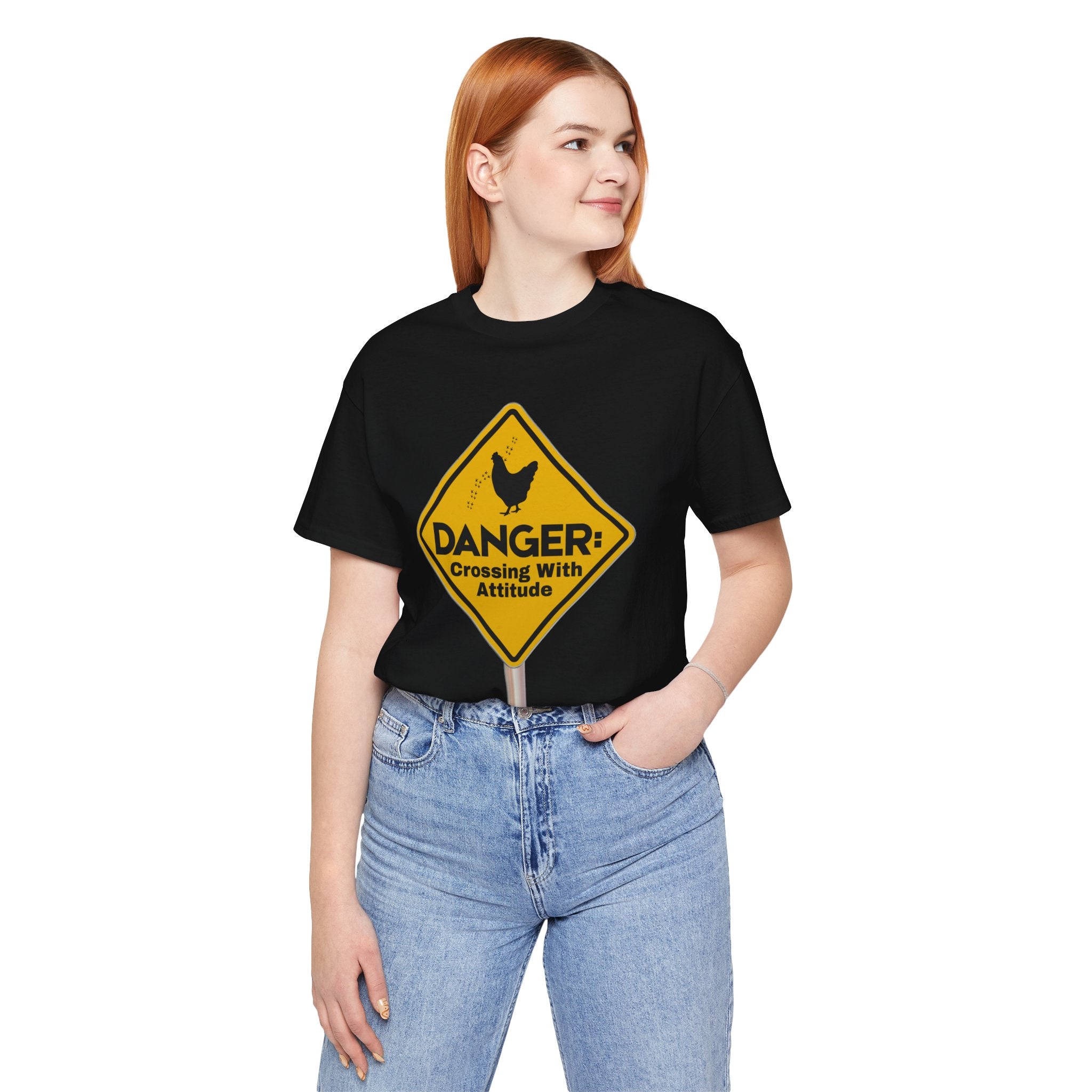 Danger: Crossing With Attitude - tee