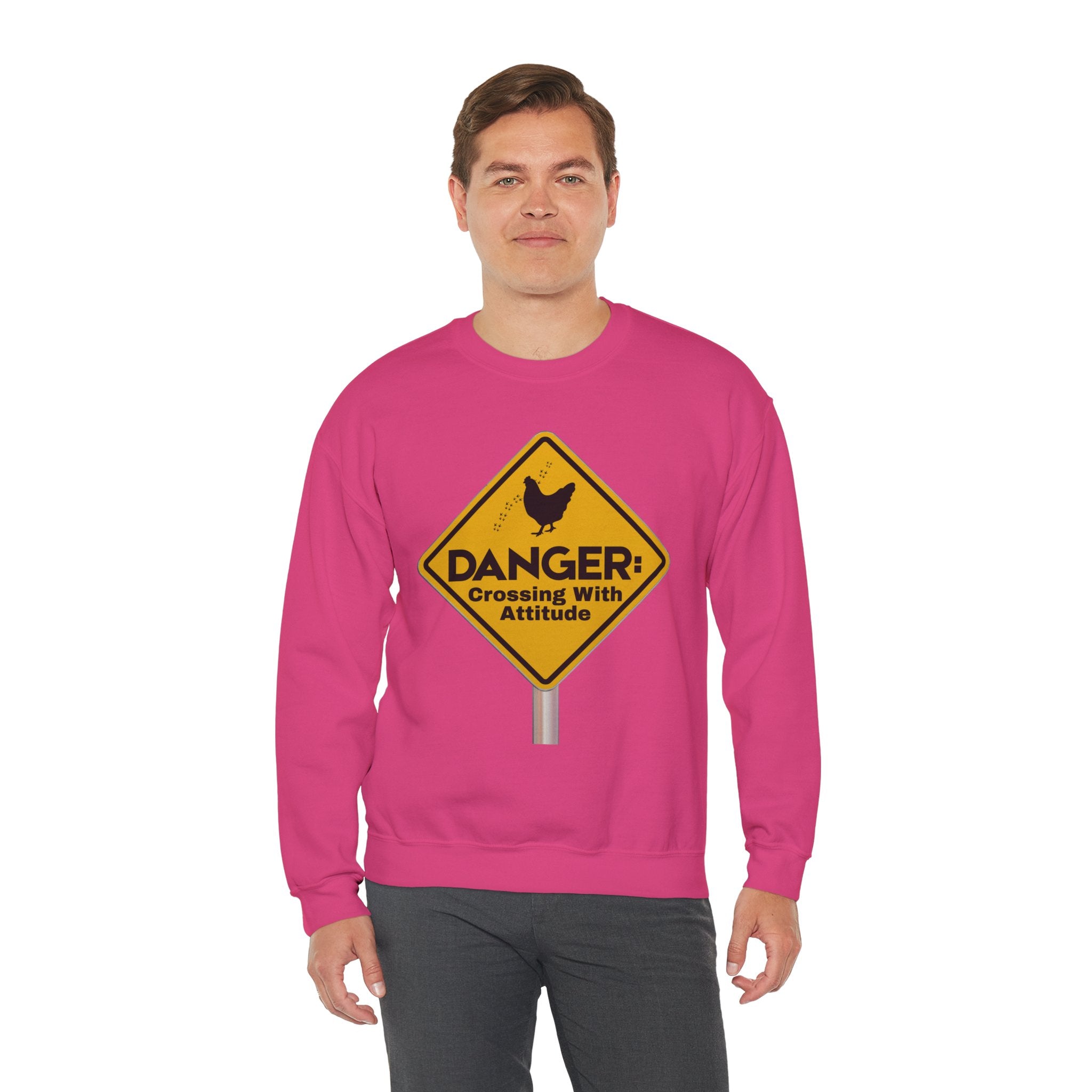 Danger: Crossing With Attitude - Sweatshirt