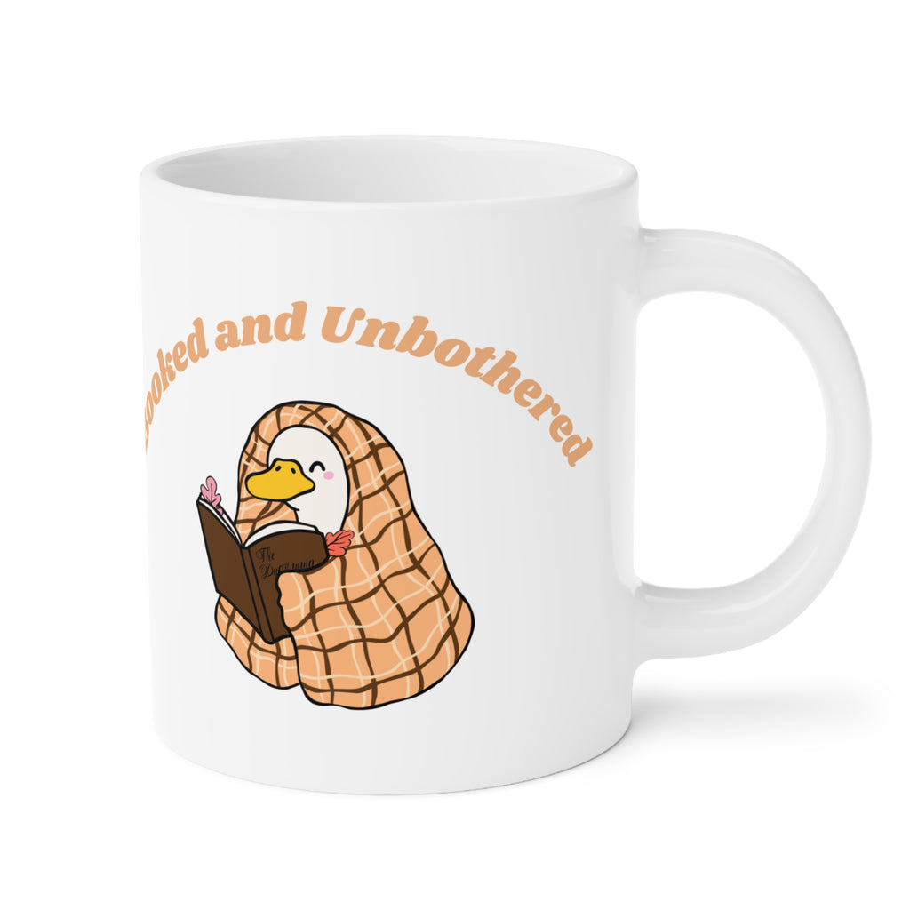 Mug — "Booked and Unbothered"