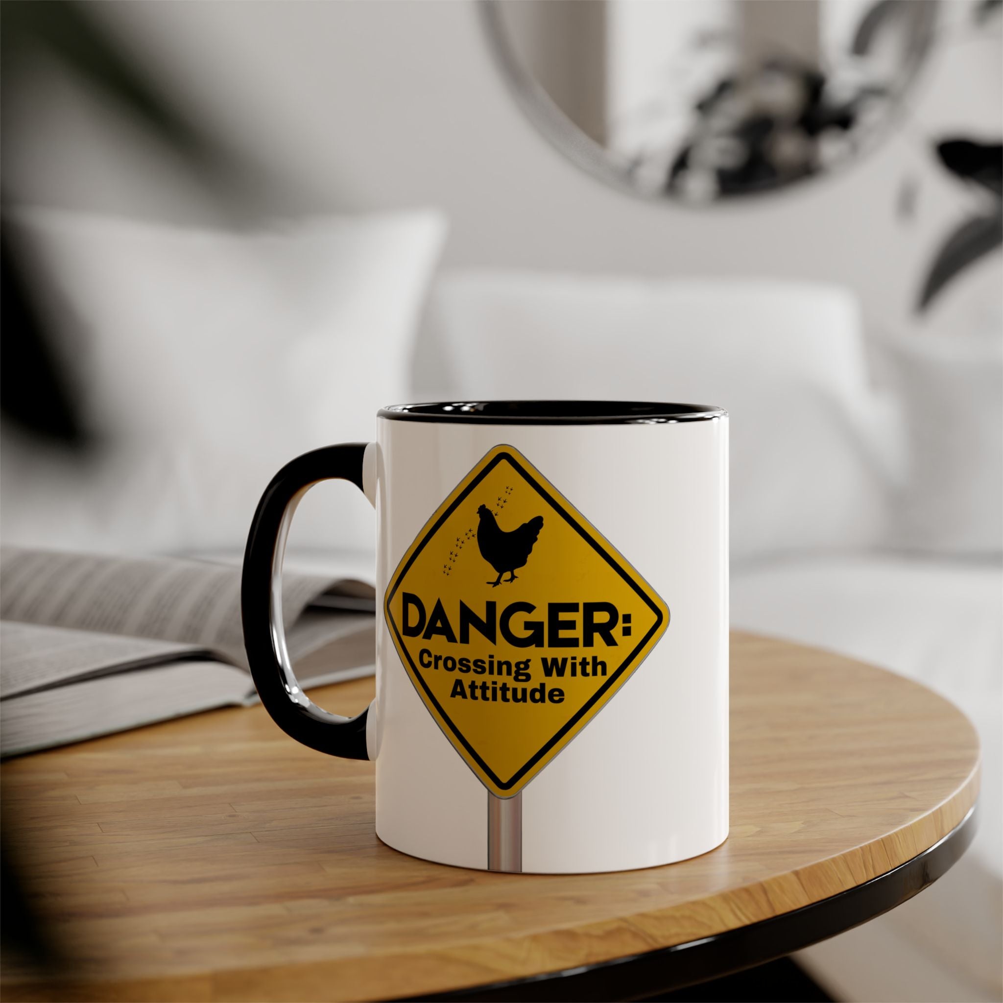 Danger: Crossing With Attitude - Mug