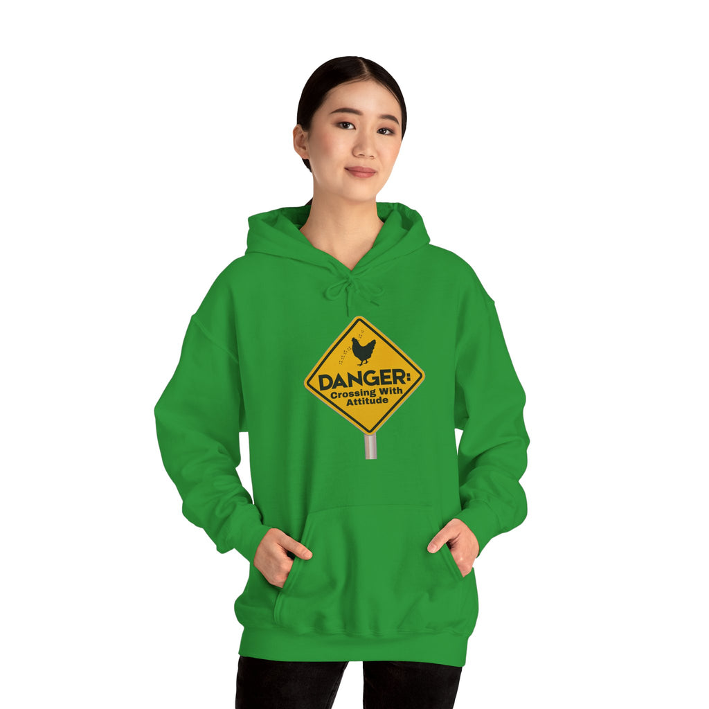 Danger: Crossing With Attitude - Hoodie