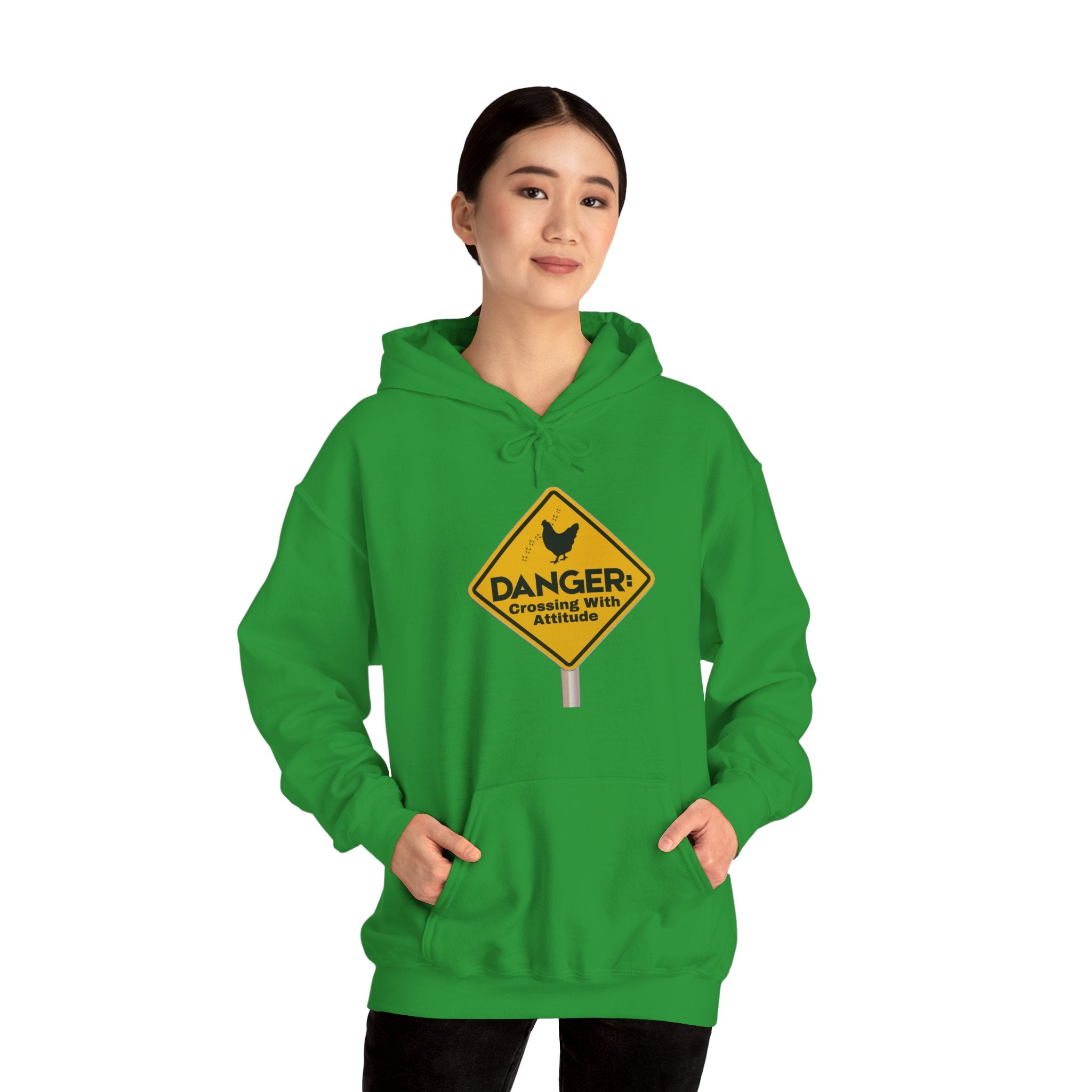 Danger: Crossing With Attitude - Hoodie