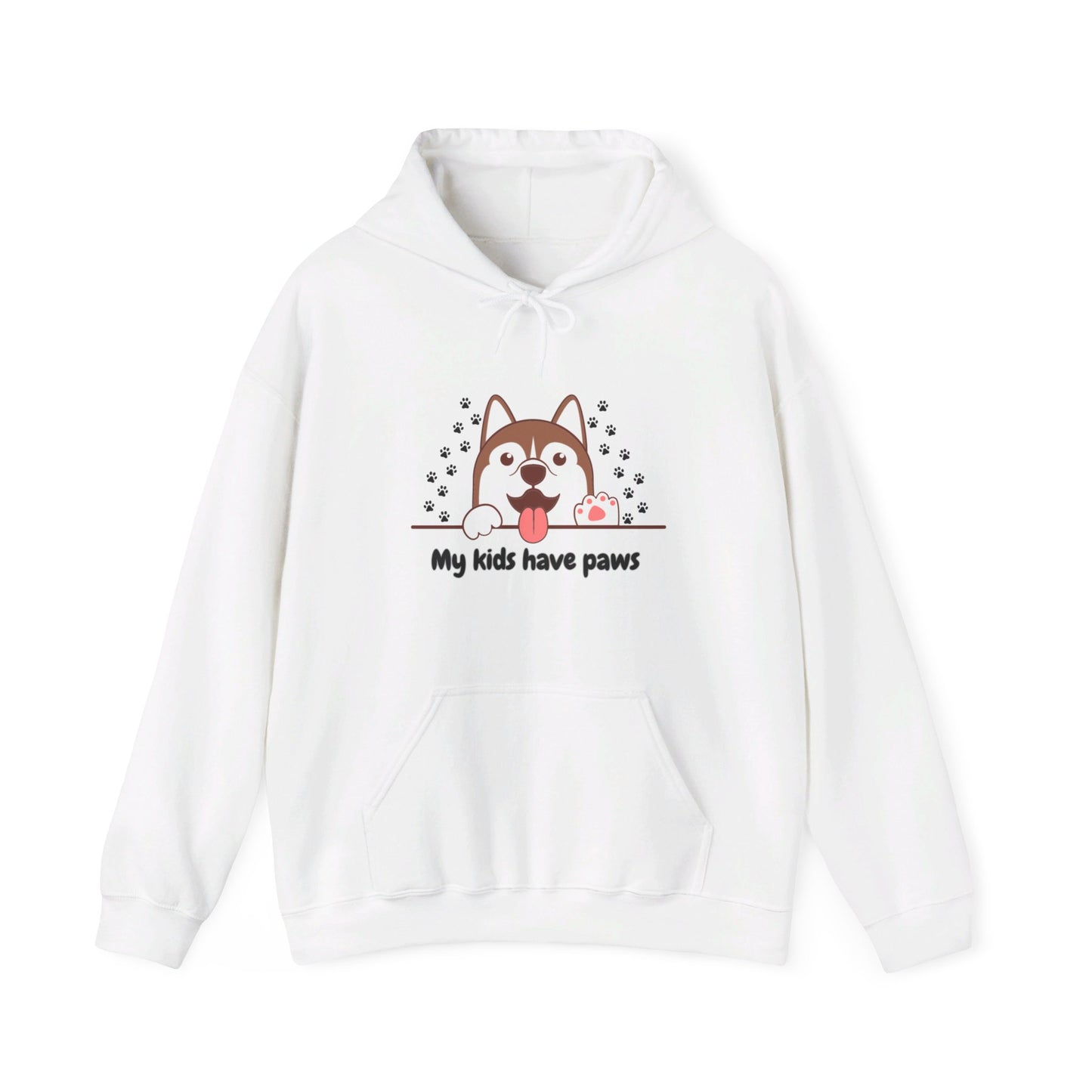 My Kids Have Paws, Unisex Heavy Blend™ Hooded Sweatshirt