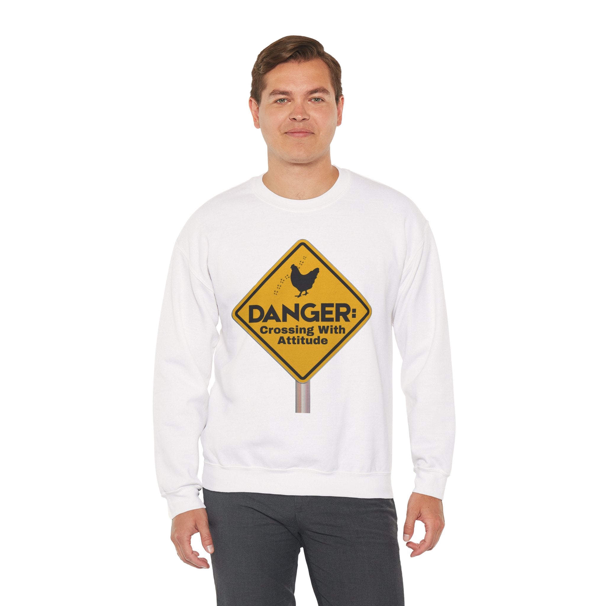 Danger: Crossing With Attitude - Sweatshirt