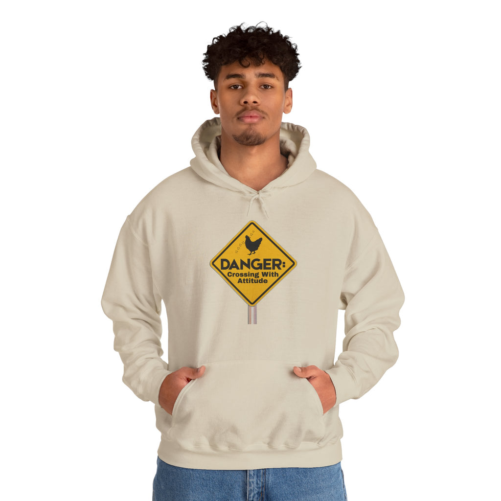 Danger: Crossing With Attitude - Hoodie