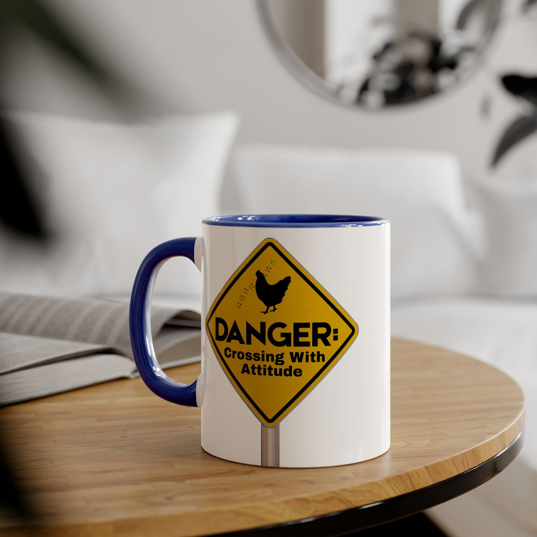 Danger: Crossing With Attitude - Mug