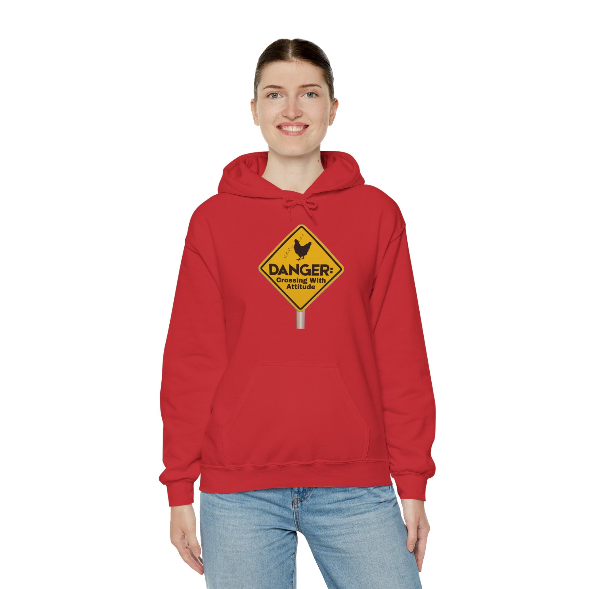 Danger: Crossing With Attitude - Hoodie