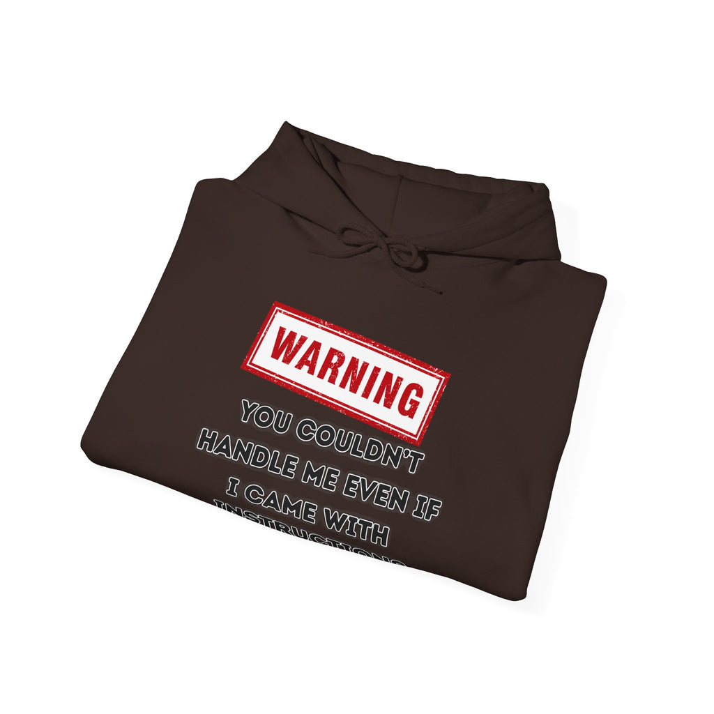 Warning — You Couldn’t Handle Me Even If I Came With Instructions. - hoodie