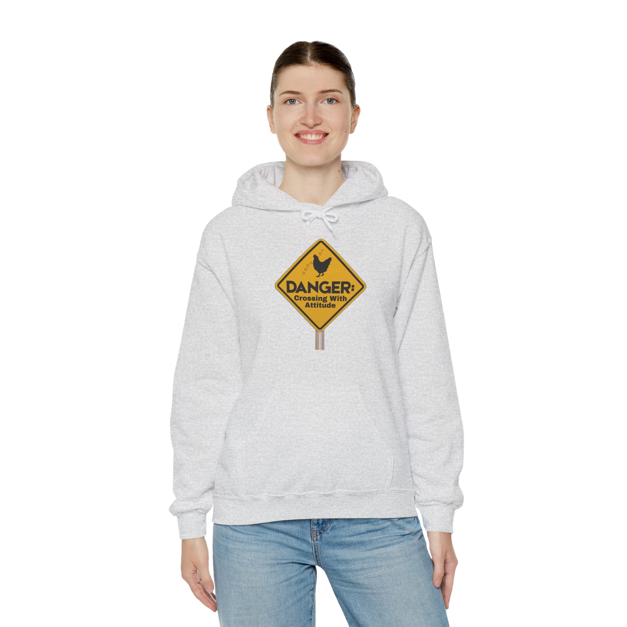 Danger: Crossing With Attitude - Hoodie
