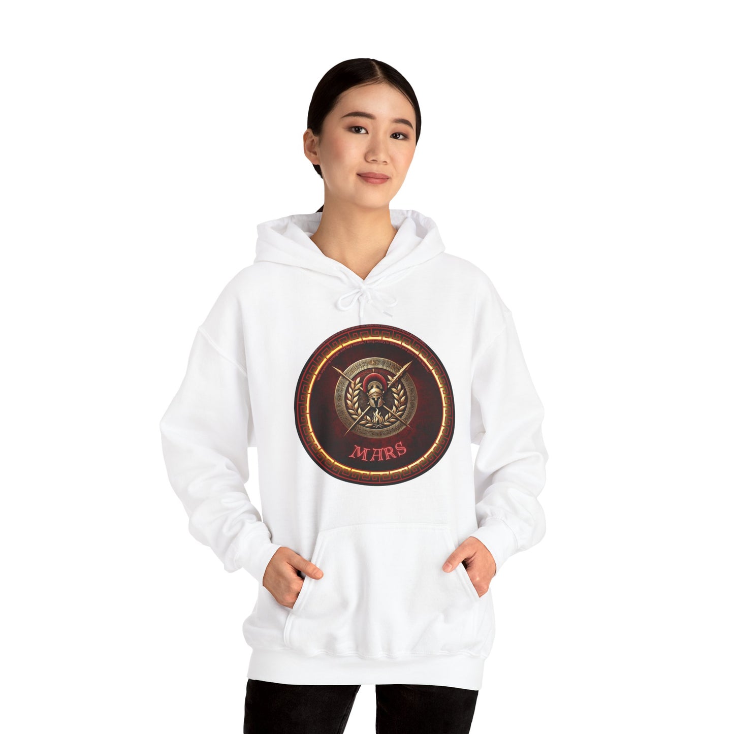 Mars, Unisex Heavy Blend™ Hooded Sweatshirt