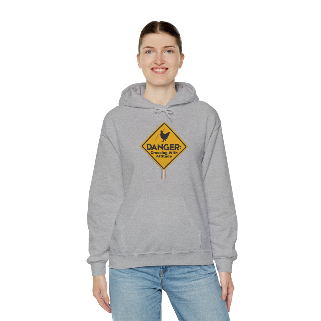 Danger: Crossing With Attitude - Hoodie