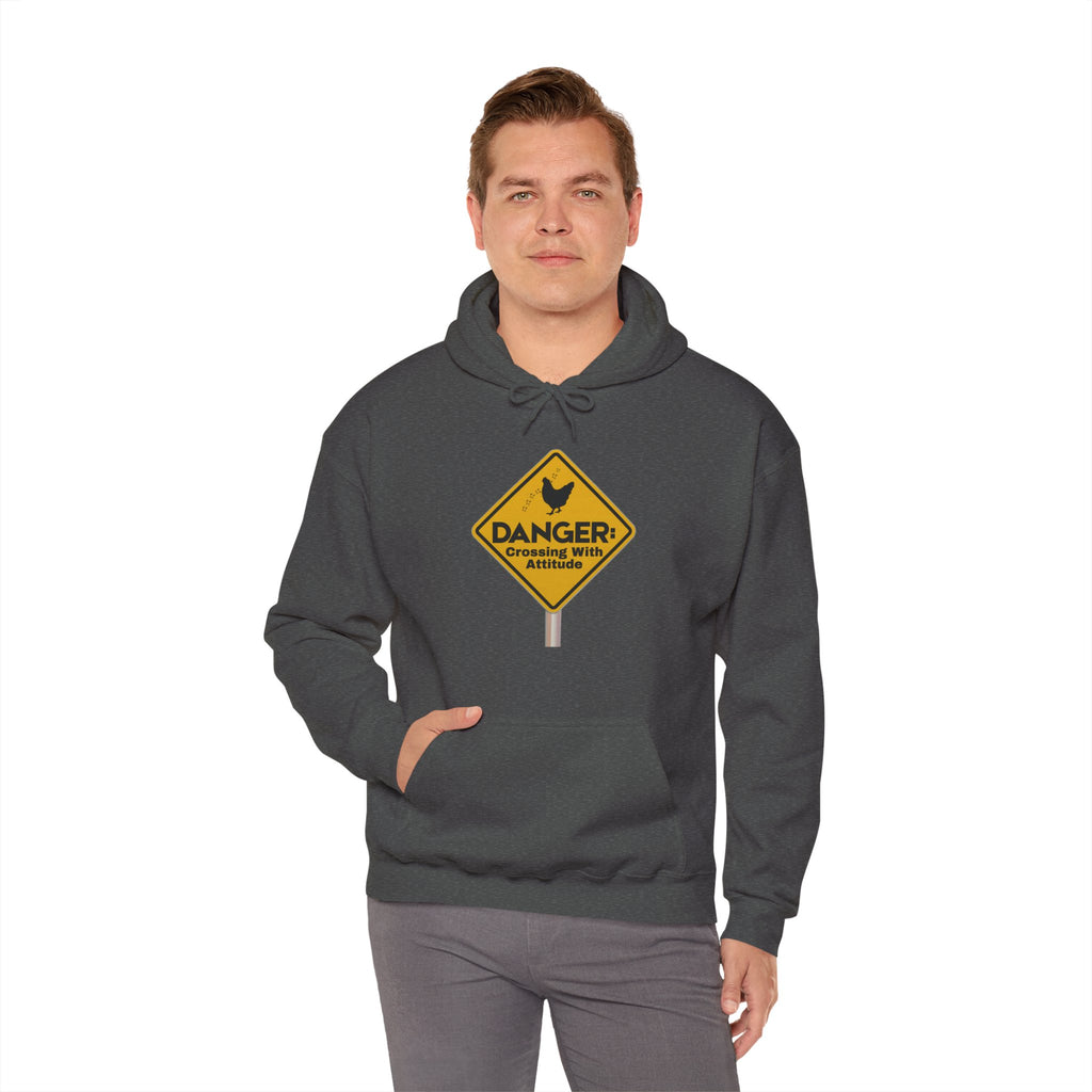 Danger: Crossing With Attitude - Hoodie