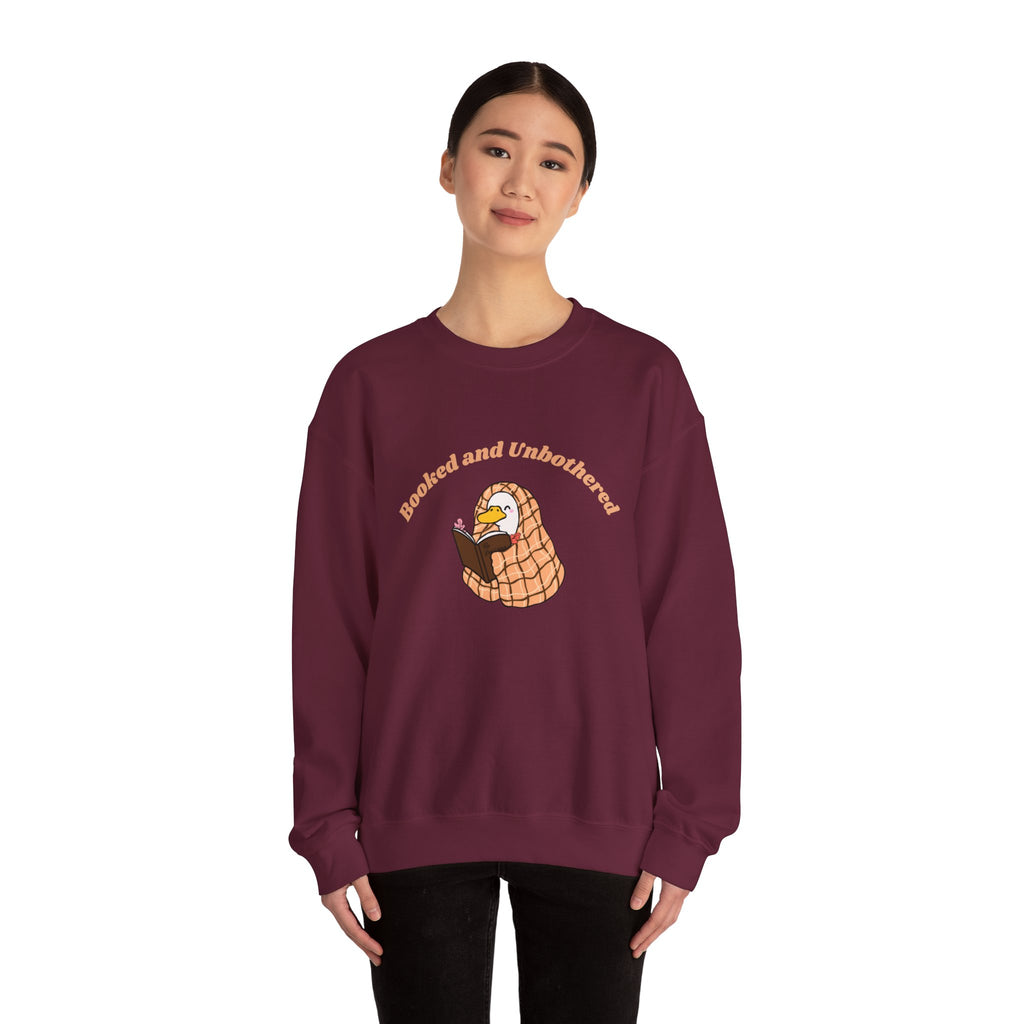 Booked and Unbothered Crewneck Sweatshirt