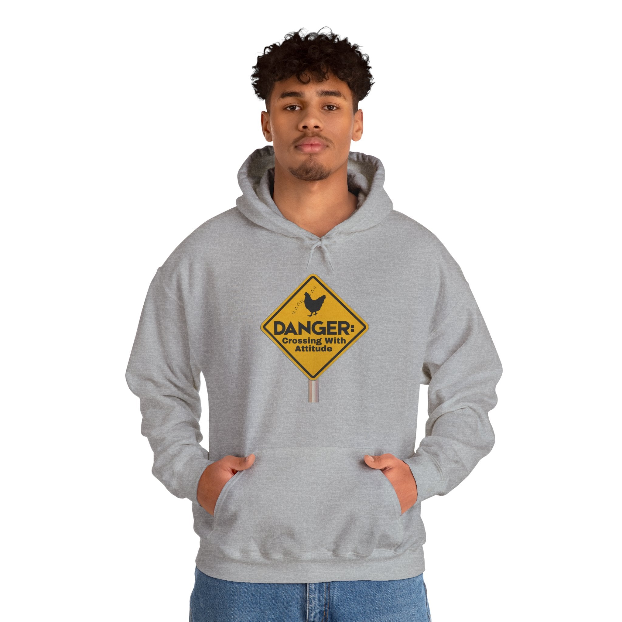 Danger: Crossing With Attitude - Hoodie