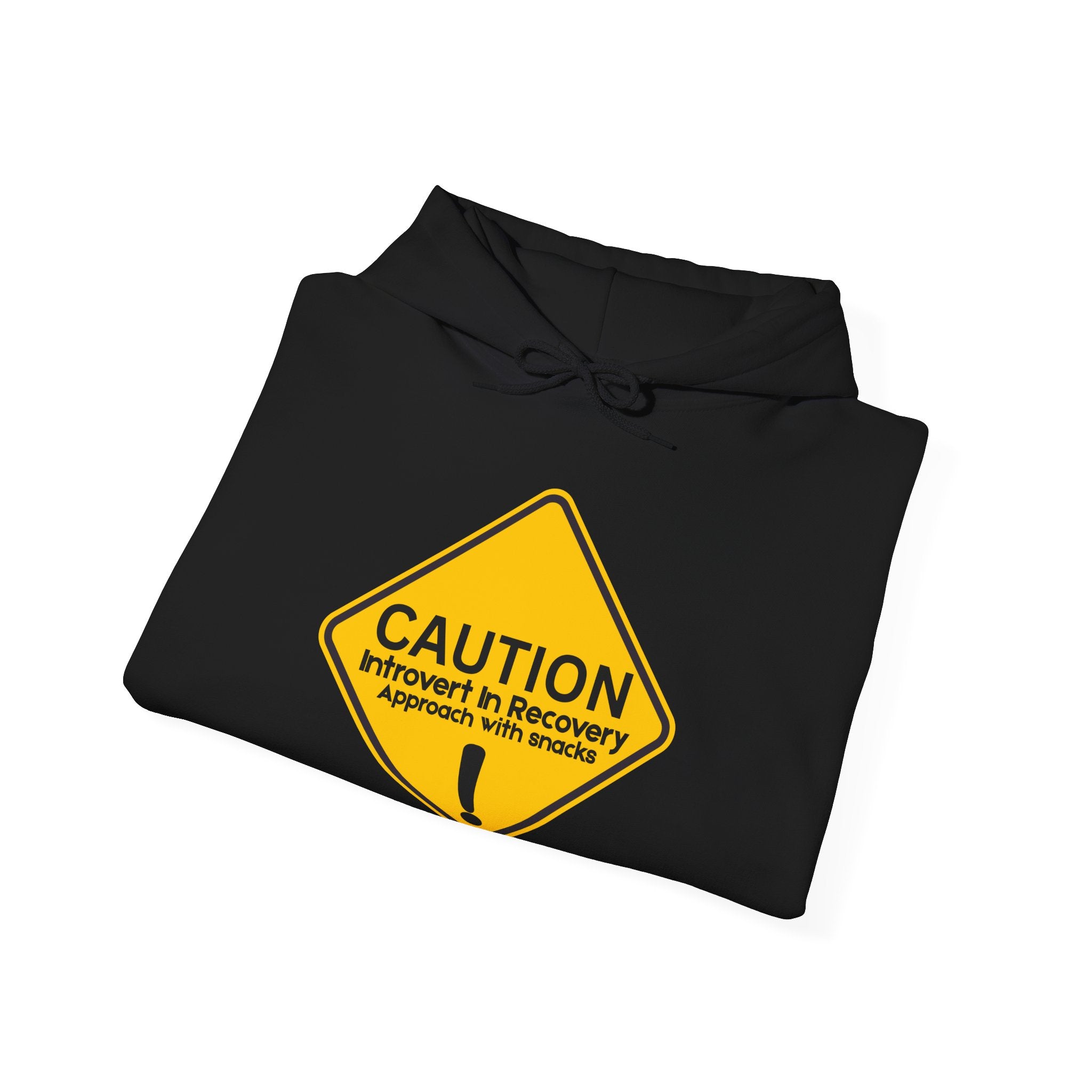 Caution: Introvert In Recovery — Approach With Snacks - hoodie