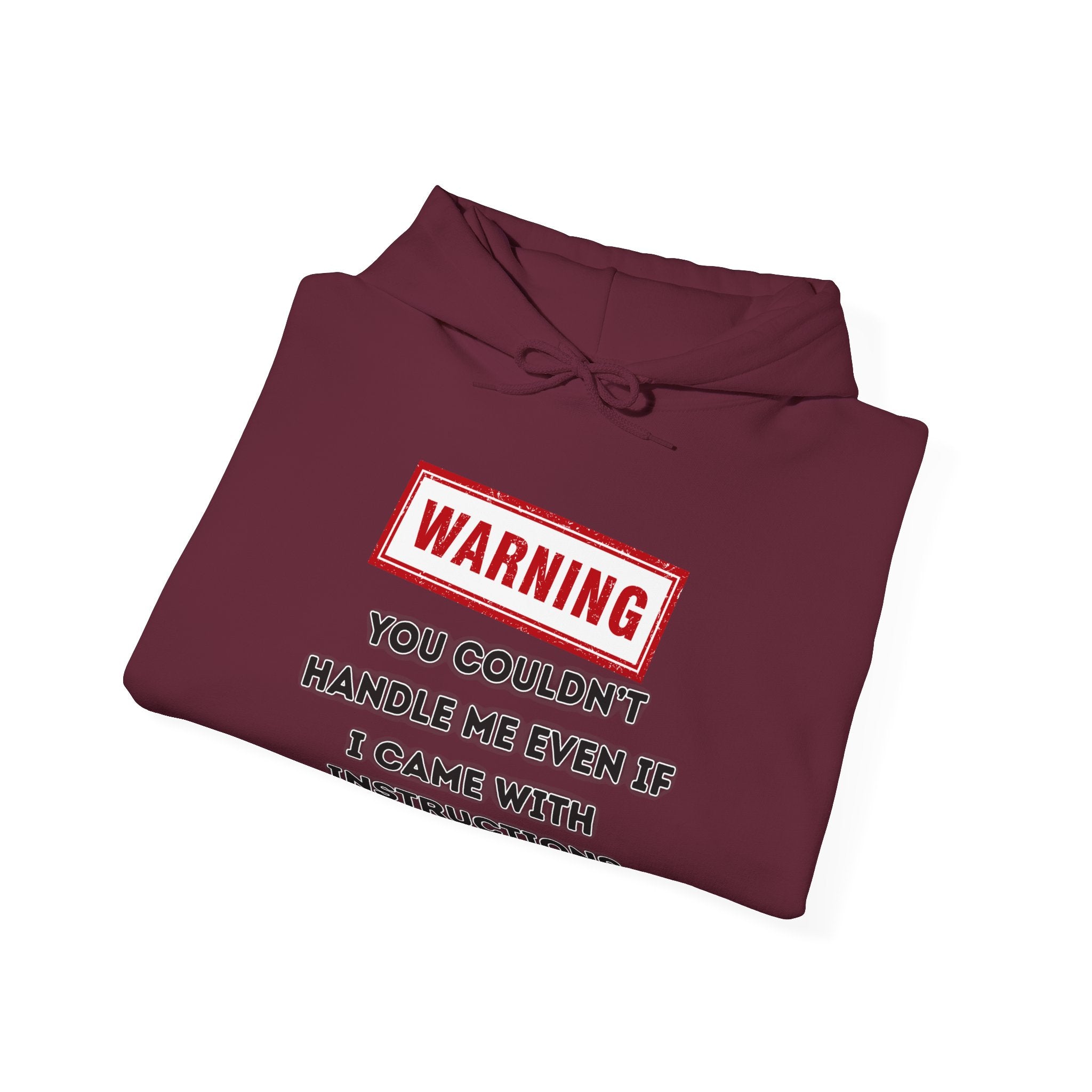 Warning — You Couldn’t Handle Me Even If I Came With Instructions. - hoodie