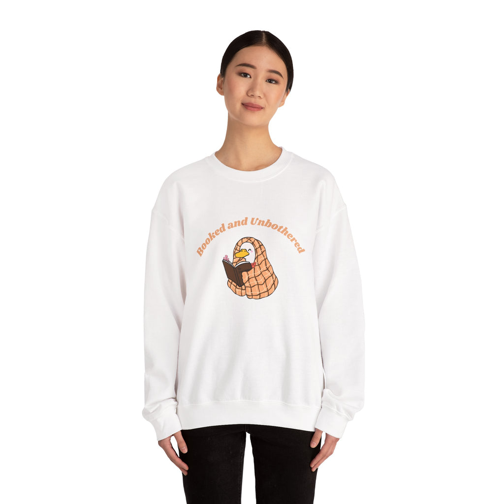 Booked and Unbothered Crewneck Sweatshirt