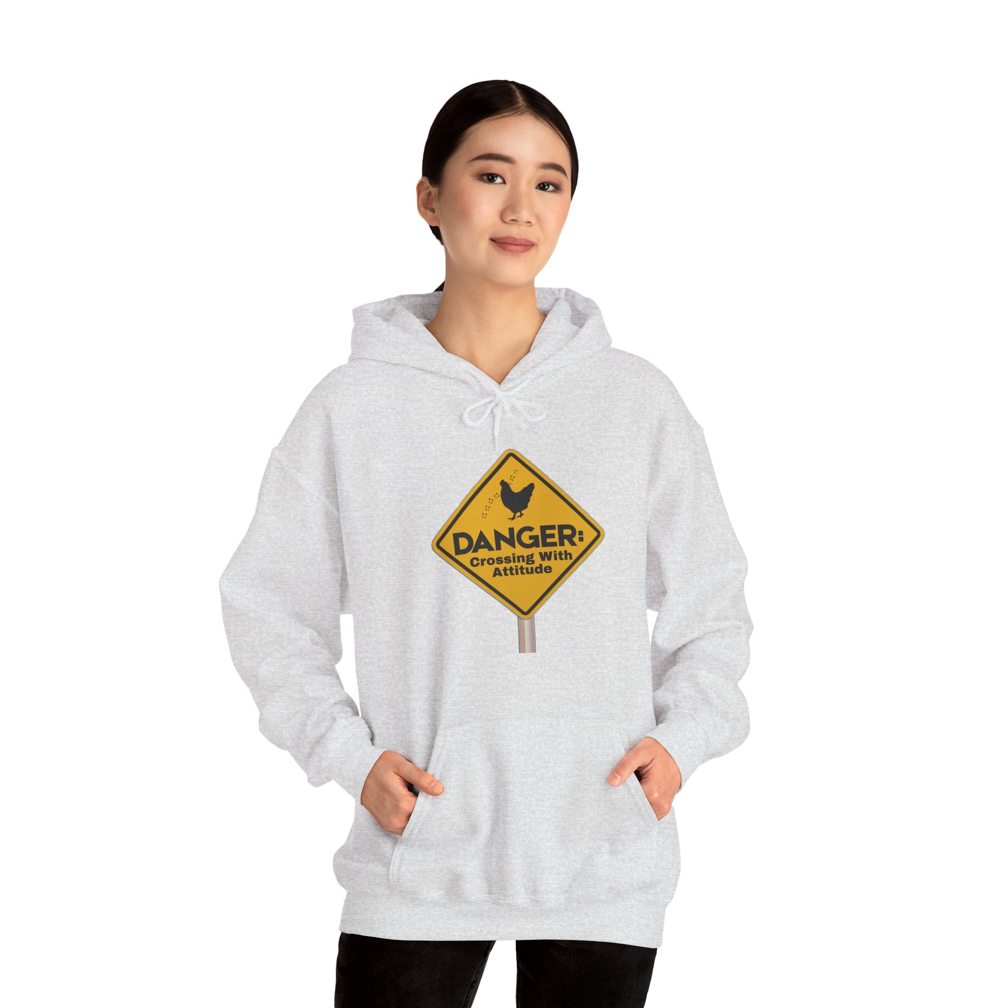 Danger: Crossing With Attitude - Hoodie