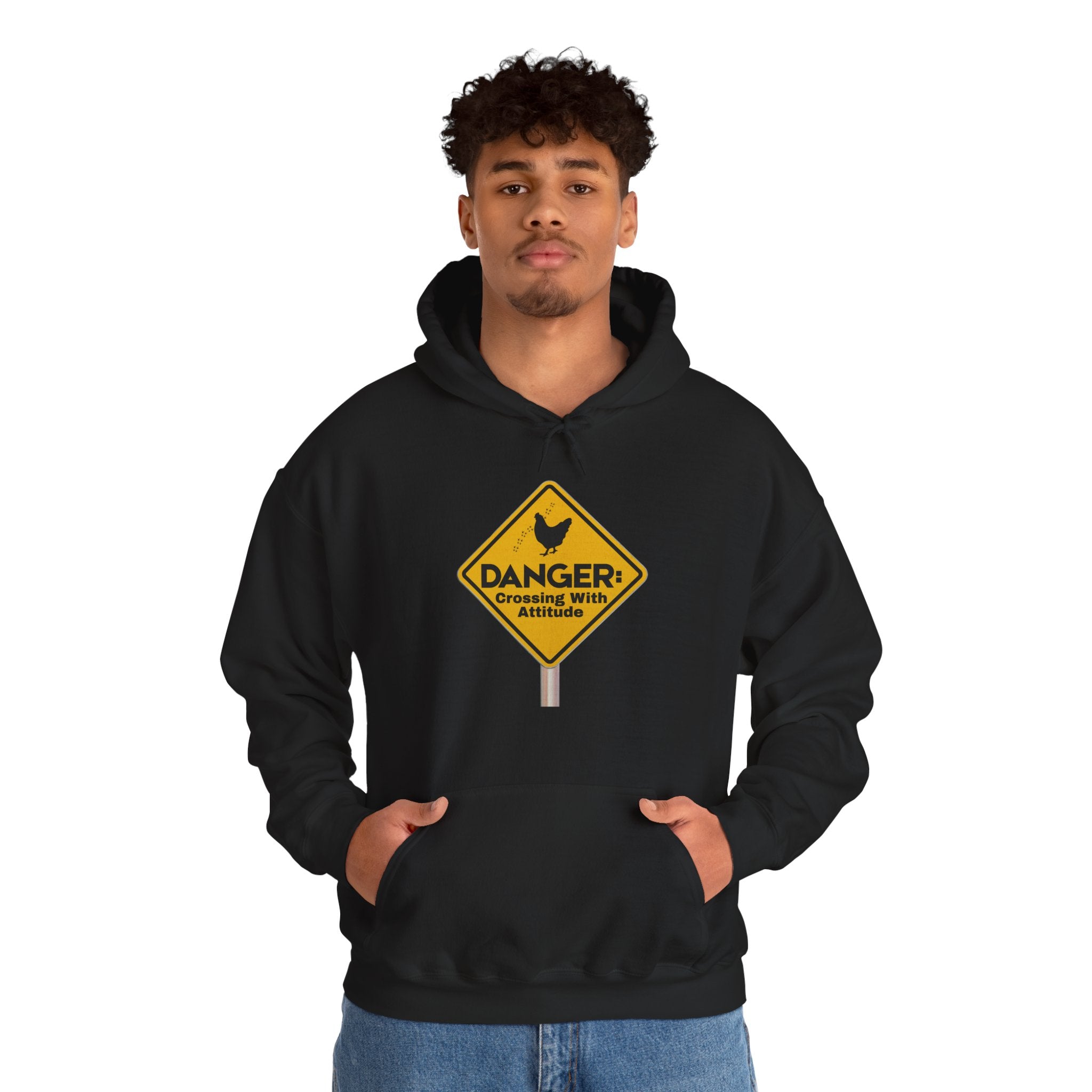 Danger: Crossing With Attitude - Hoodie