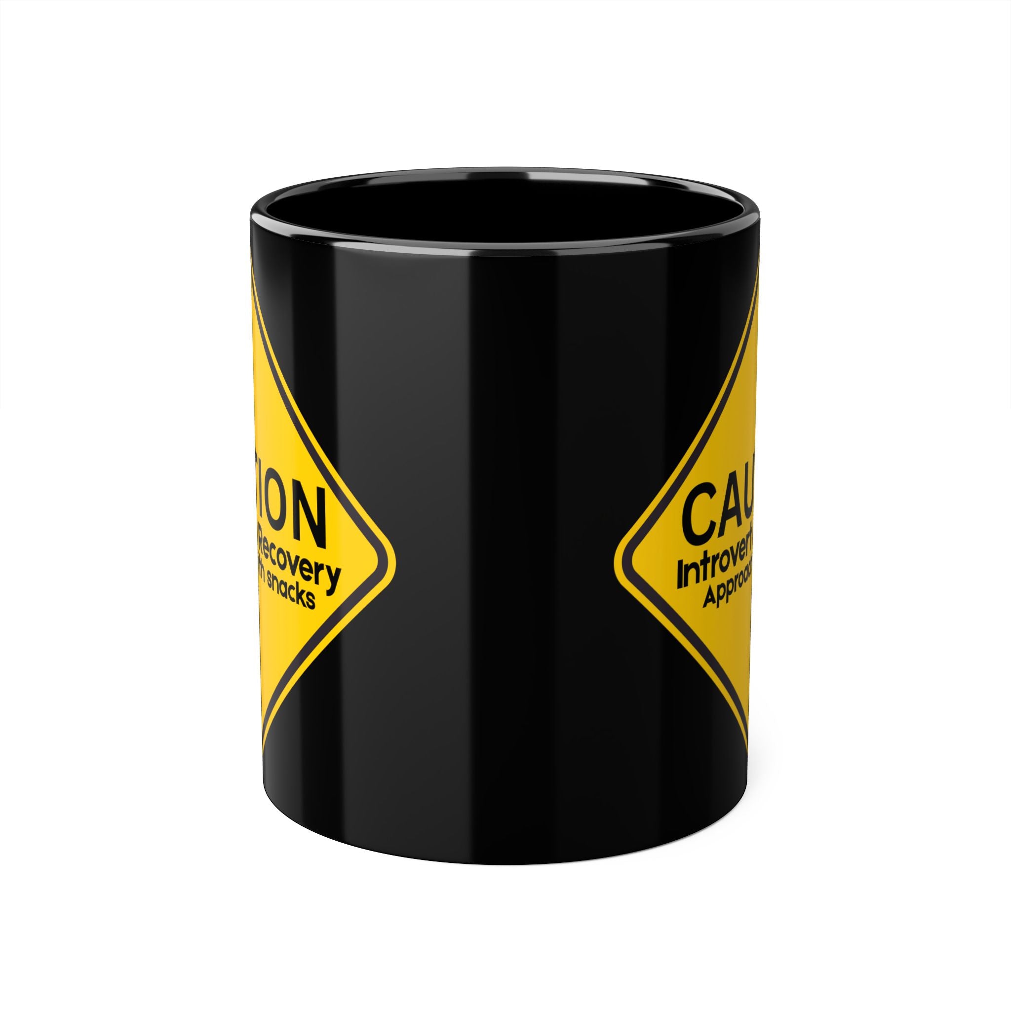 Caution: Introvert In Recovery — Approach With Snacks - Mug