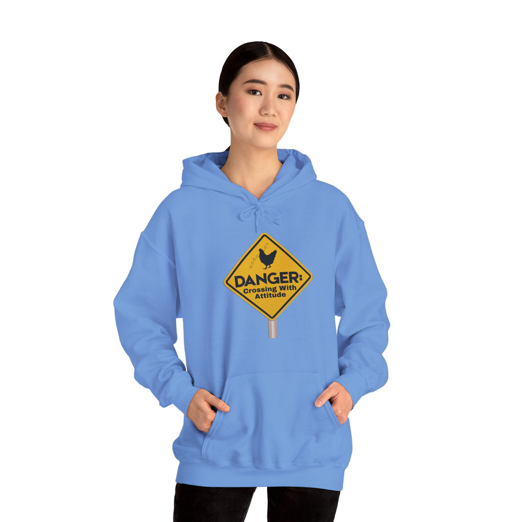 Danger: Crossing With Attitude - Hoodie
