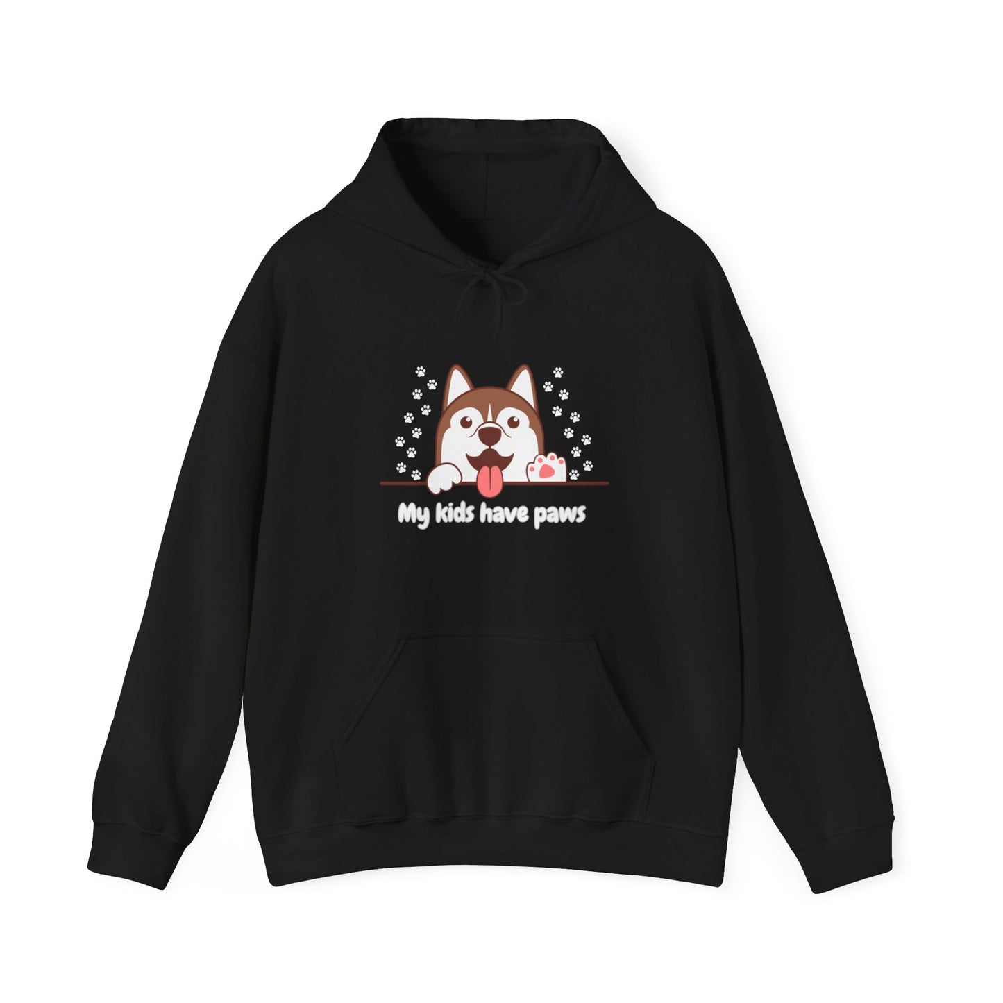 My Kids Have Paws, Unisex Heavy Blend™ Hooded Sweatshirt