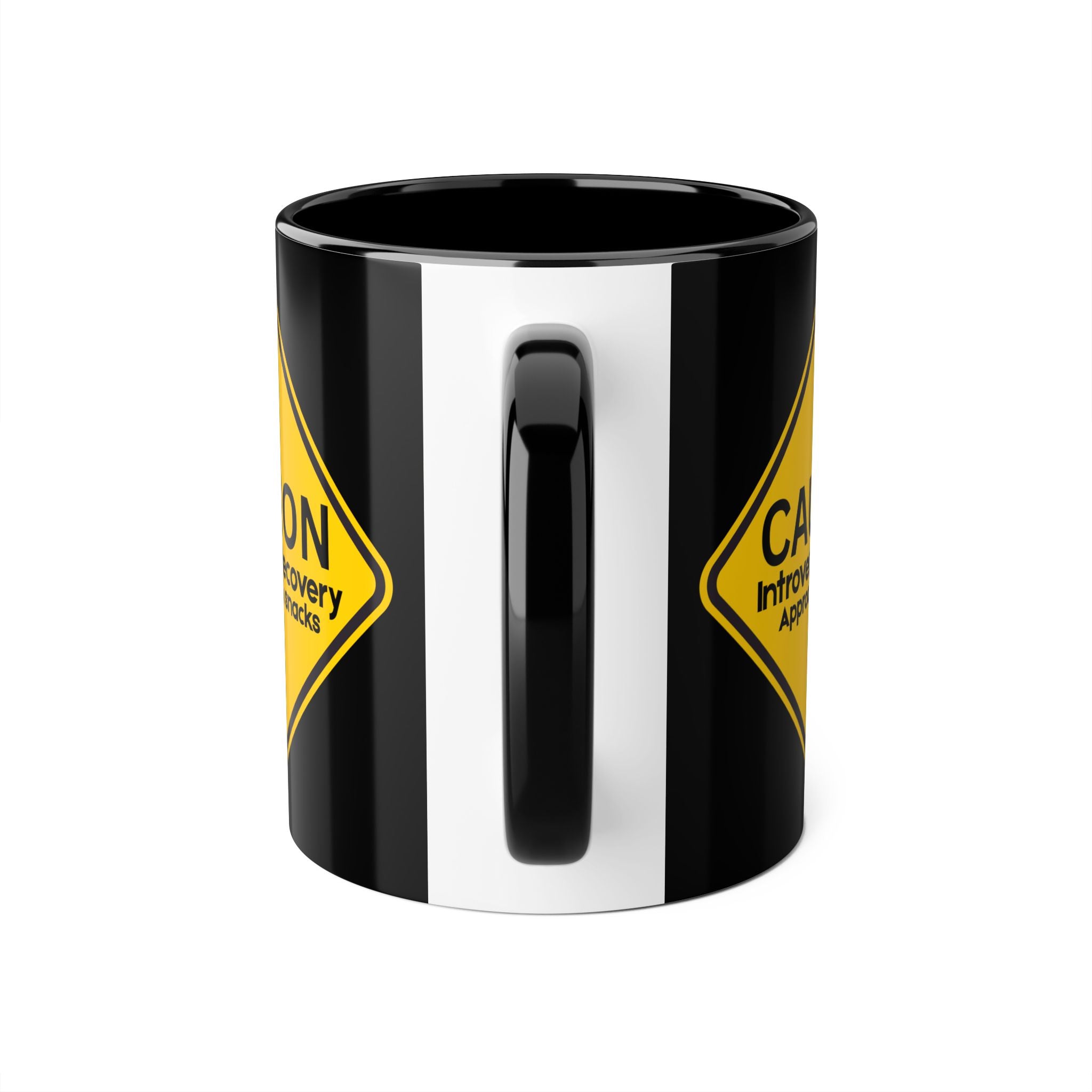 Caution: Introvert In Recovery — Approach With Snacks - Mug