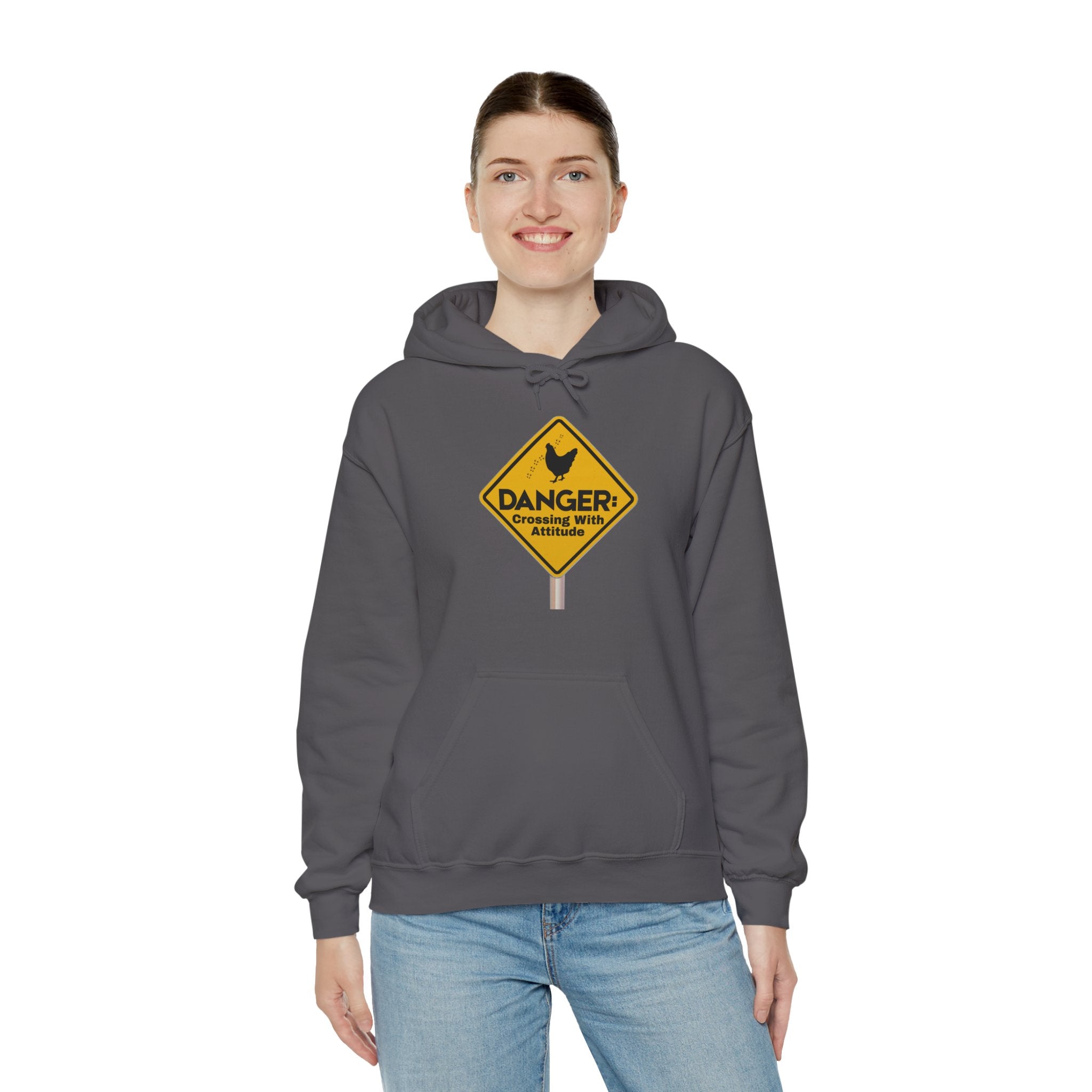 Danger: Crossing With Attitude - Hoodie