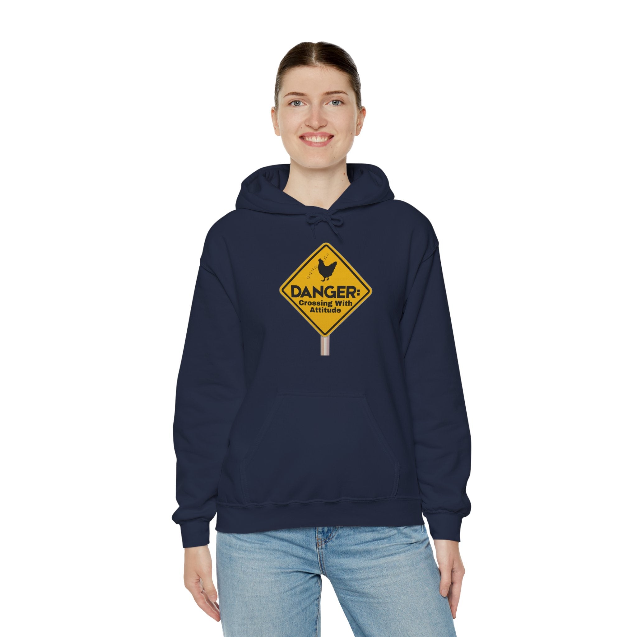 Danger: Crossing With Attitude - Hoodie