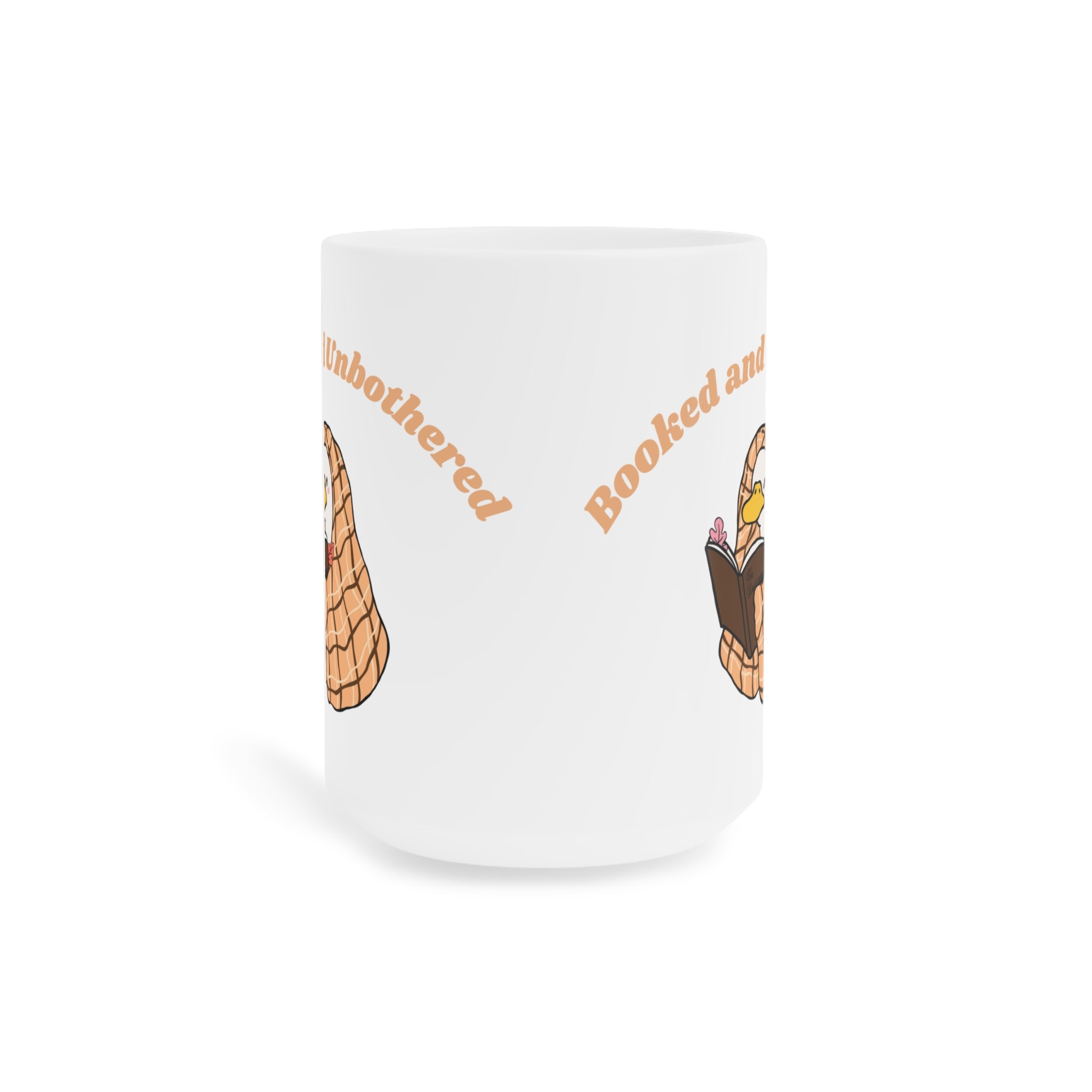 Mug — "Booked and Unbothered"