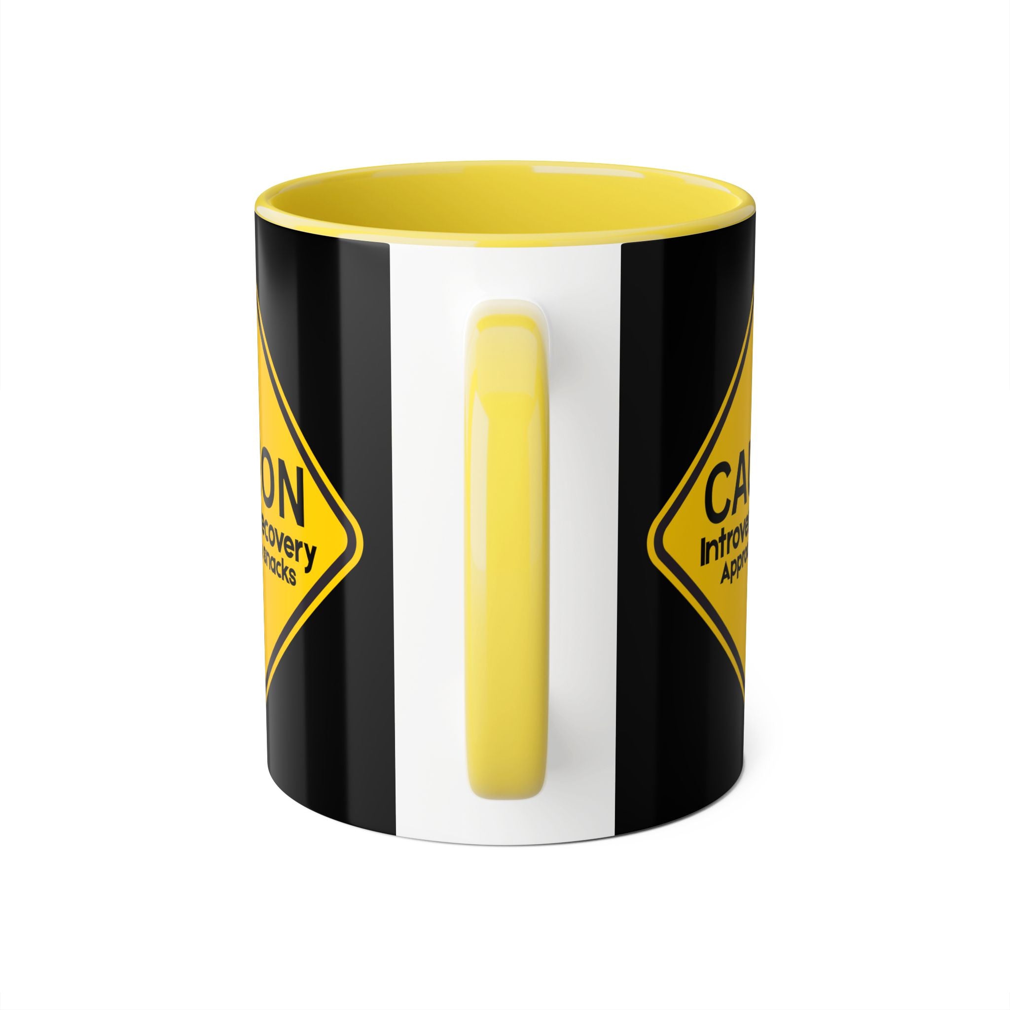 Caution: Introvert In Recovery — Approach With Snacks - Mug