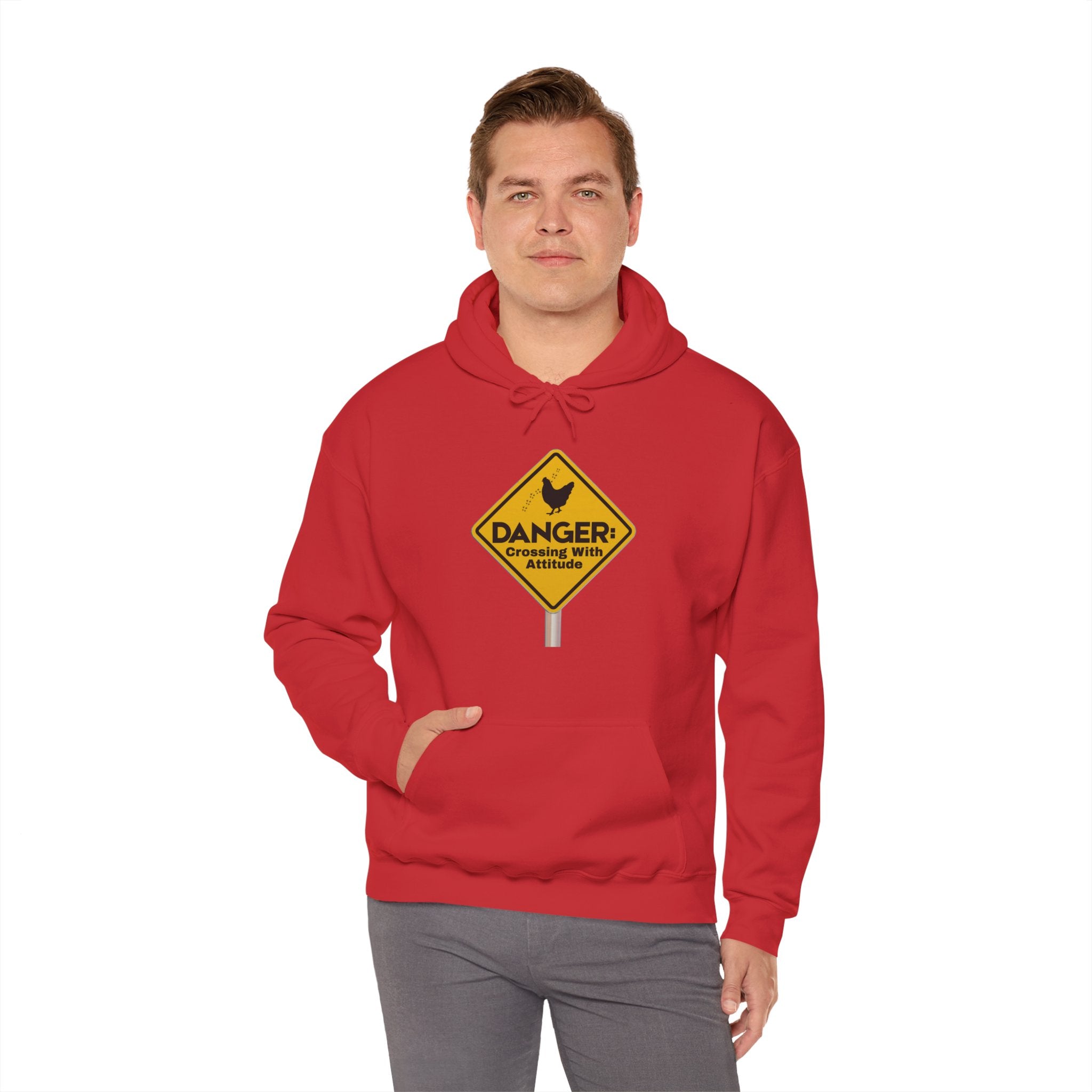 Danger: Crossing With Attitude - Hoodie