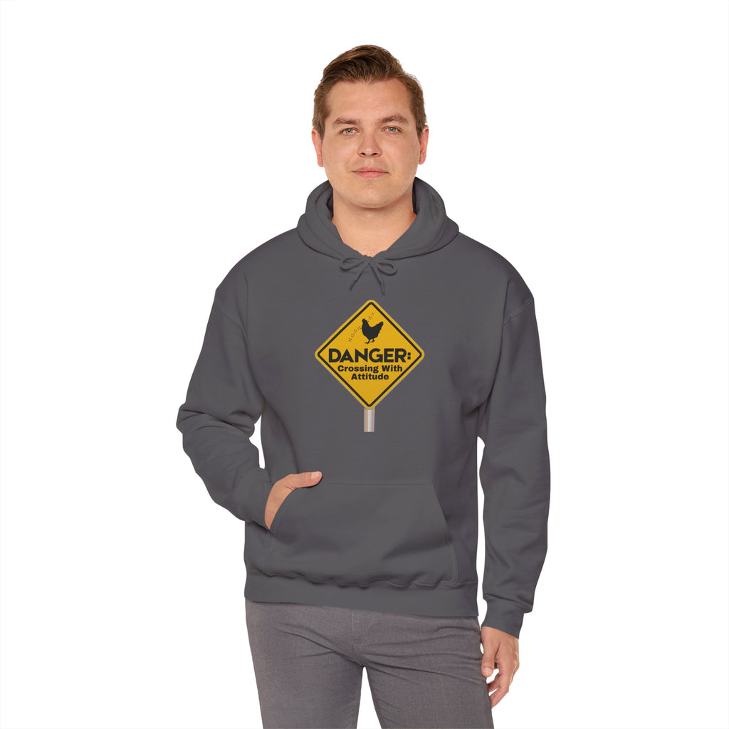 Danger: Crossing With Attitude - Hoodie