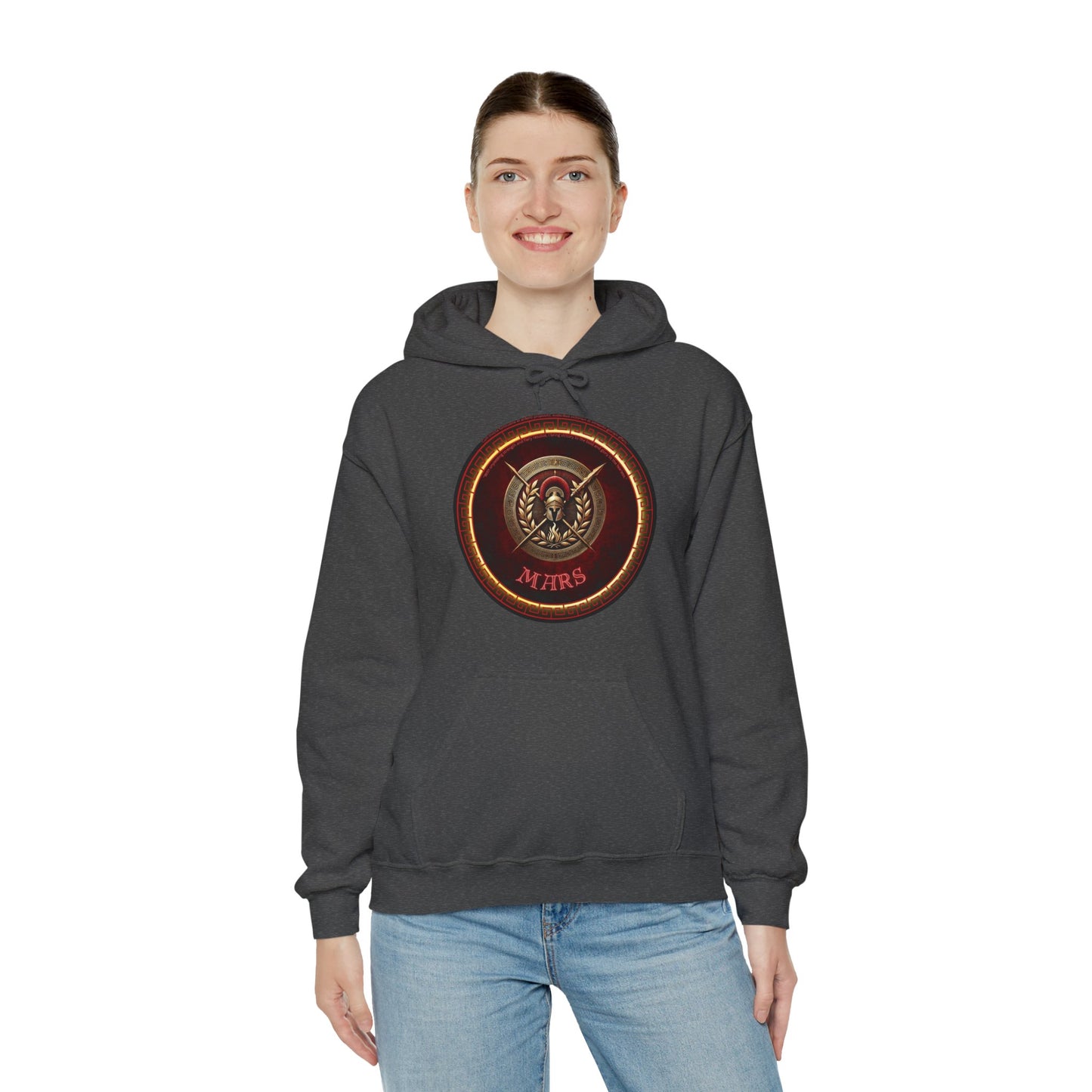 Mars, Unisex Heavy Blend™ Hooded Sweatshirt