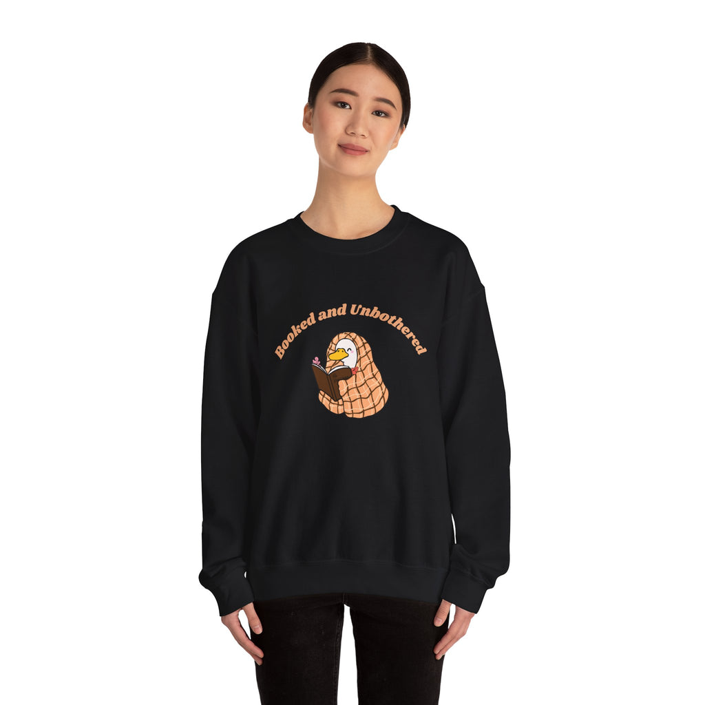 Booked and Unbothered Crewneck Sweatshirt