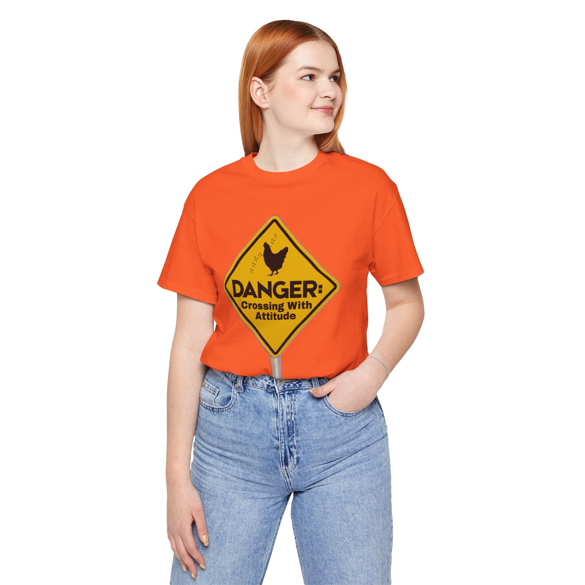 Danger: Crossing With Attitude - tee
