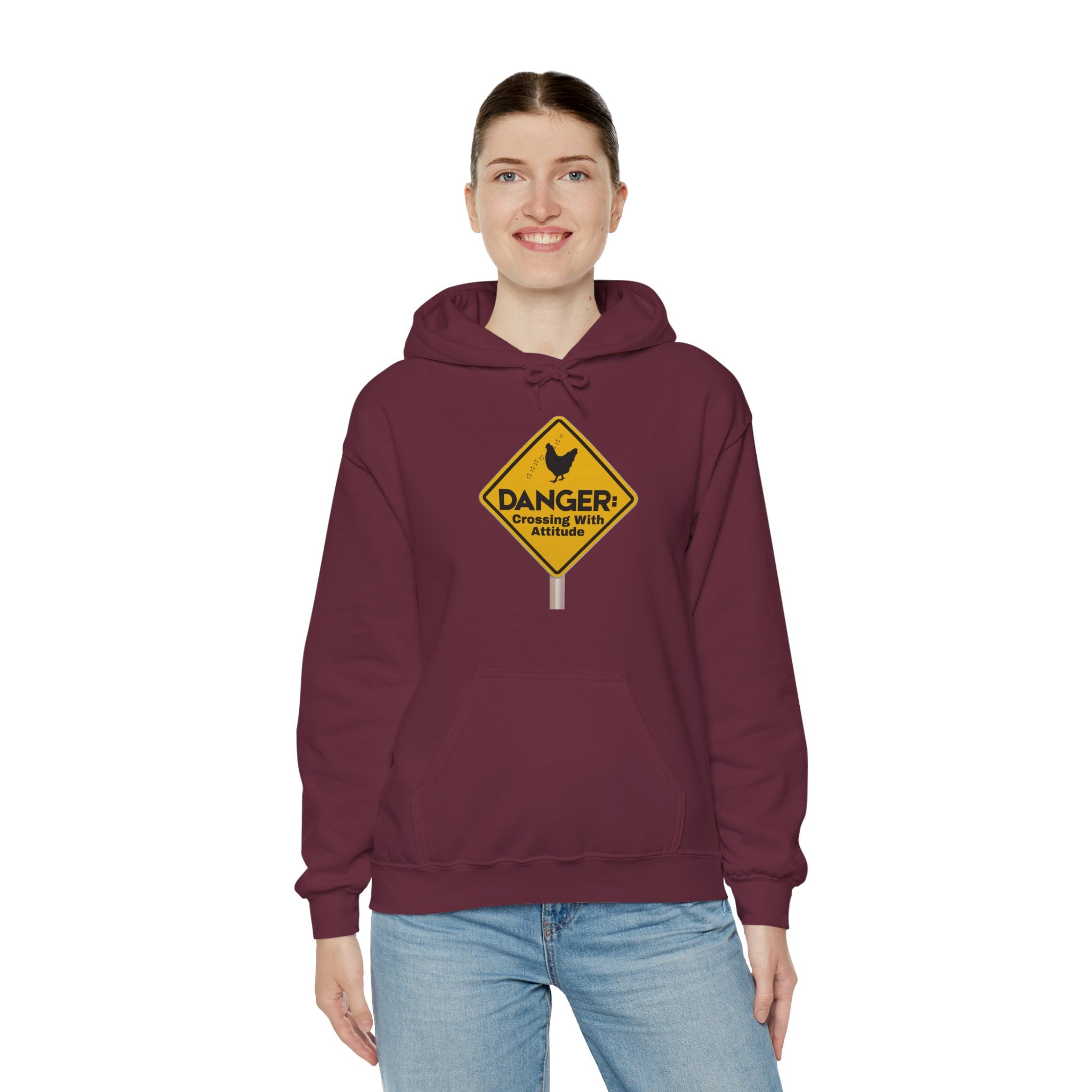 Danger: Crossing With Attitude - Hoodie