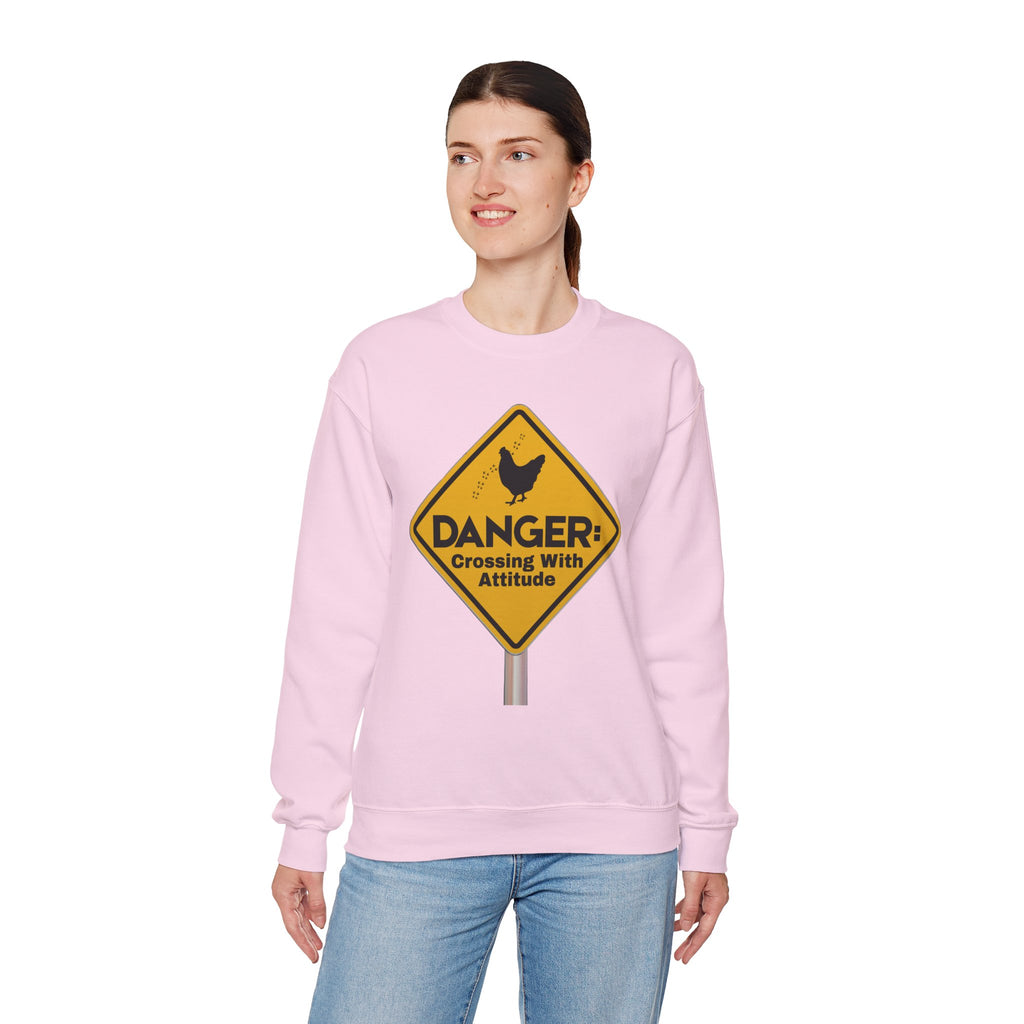 Danger: Crossing With Attitude - Sweatshirt